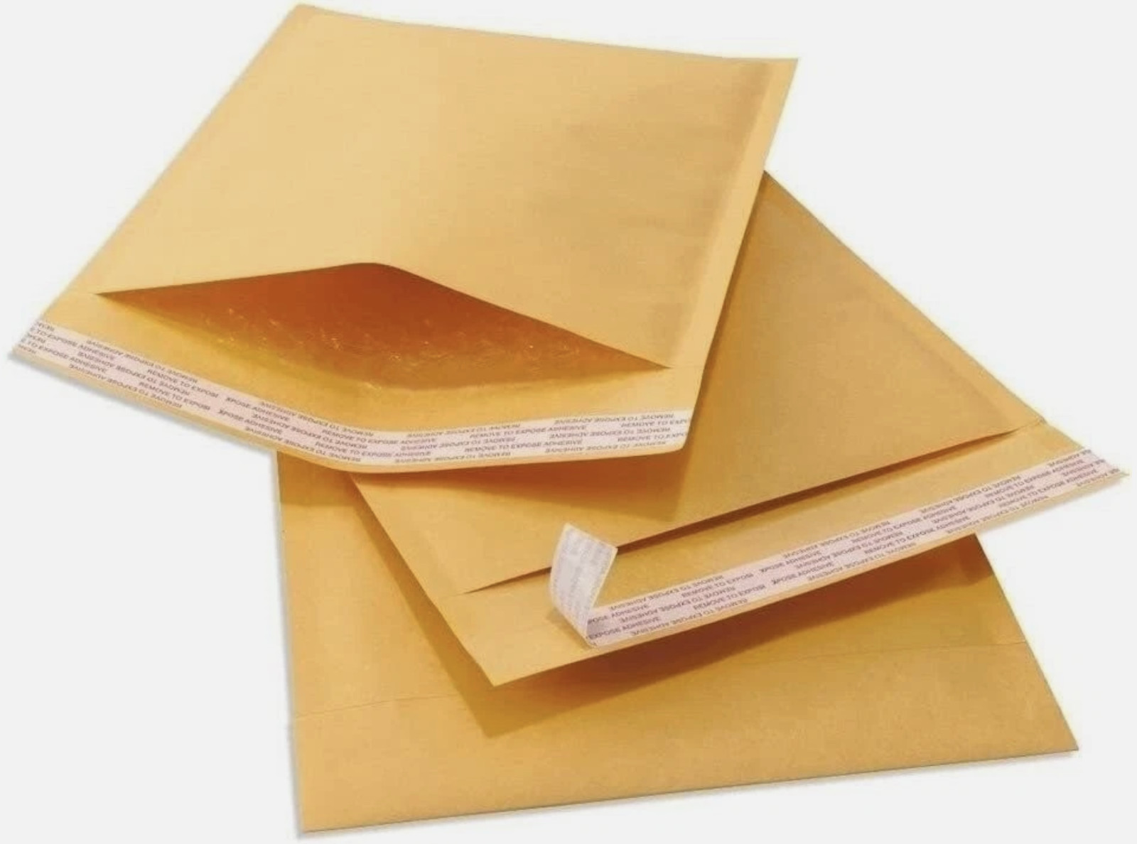 1000 #000 4×8 Kraft Paper Bubble Padded Envelopes Mailers Shipping Case 4″x8″.