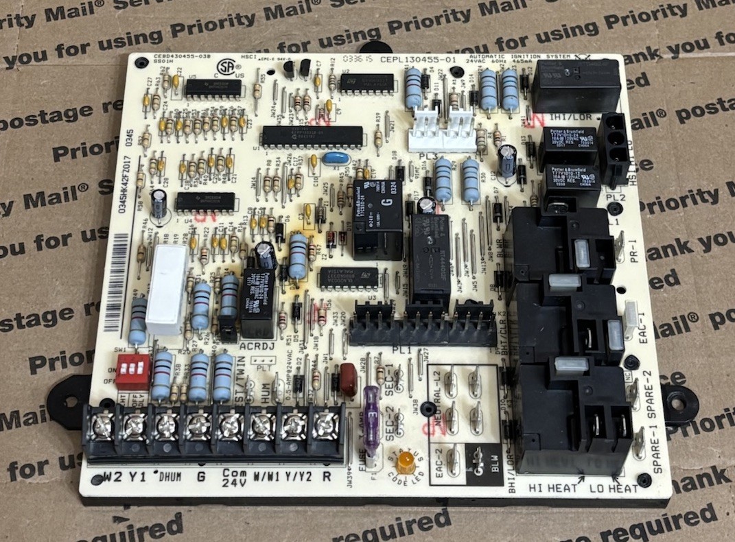 Carrier HK42FZ017 Furnace Control Board CEPL130455-01 CEBD430455-03B 🔥Checked