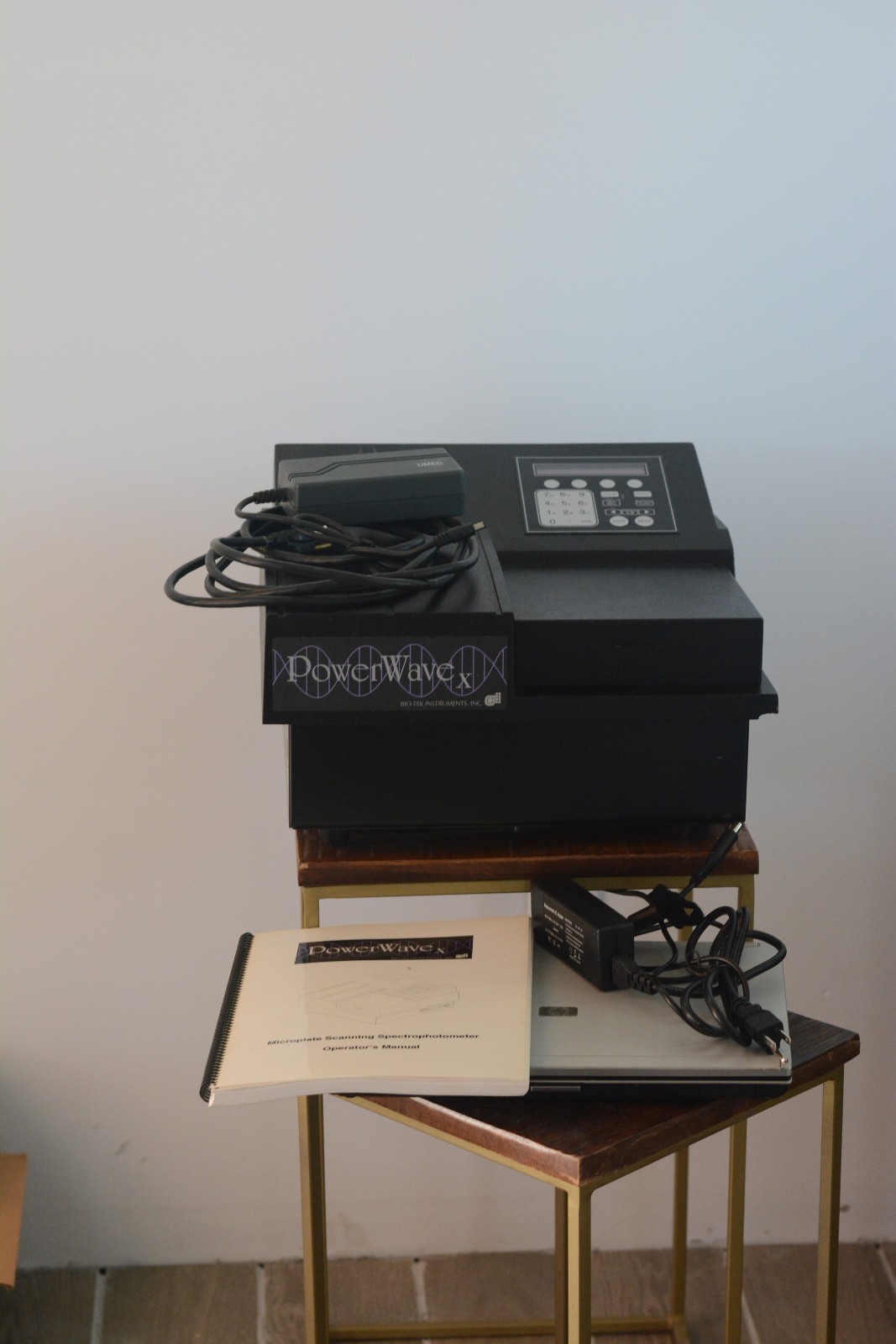 🔥 BioTek PowerWave X Microplate Reader with manual, laptop, and software
