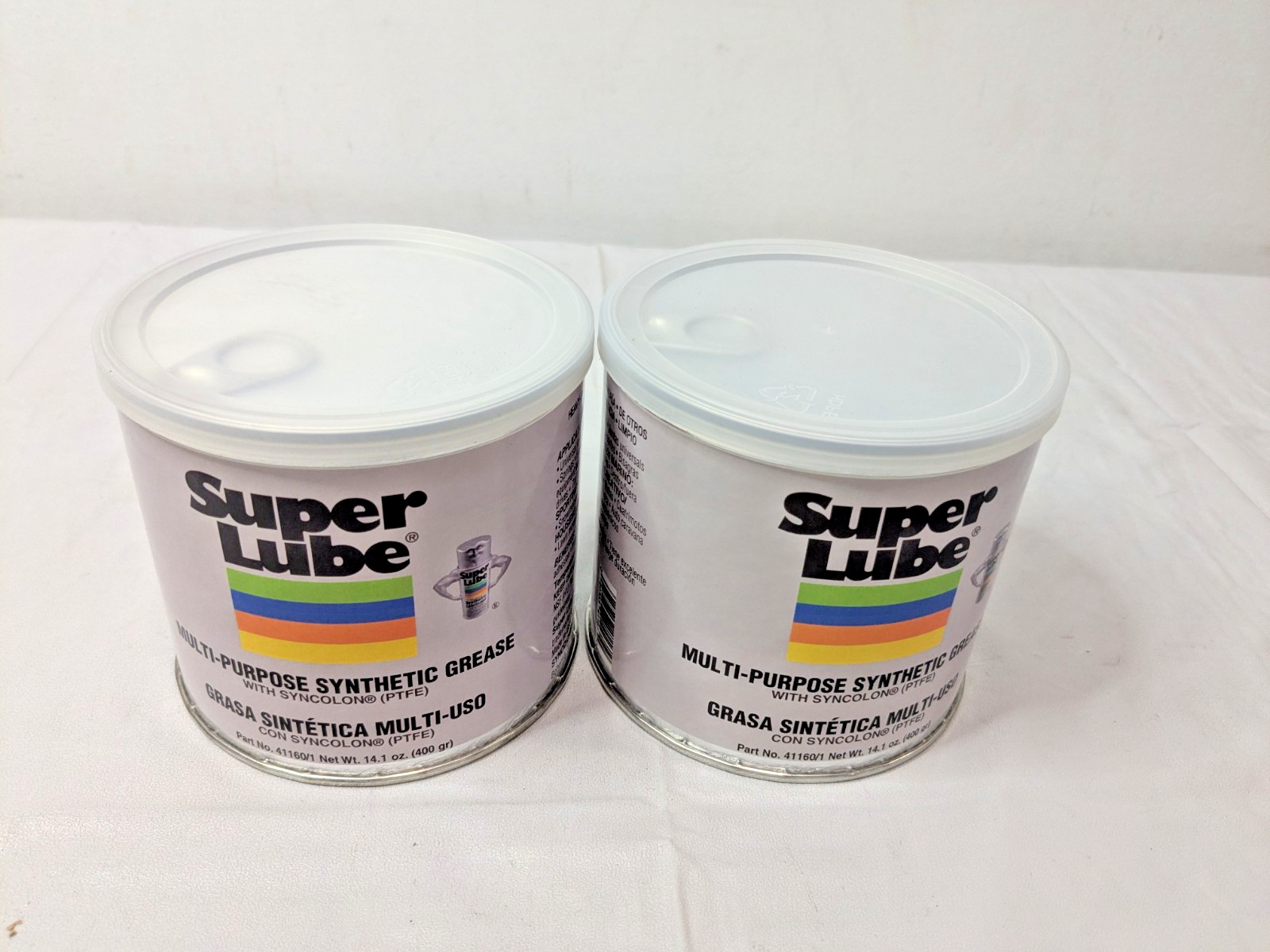 2PK Super Lube General Purpose Grease 14.1 oz Can Synthetic w/Syncolon 41160/1