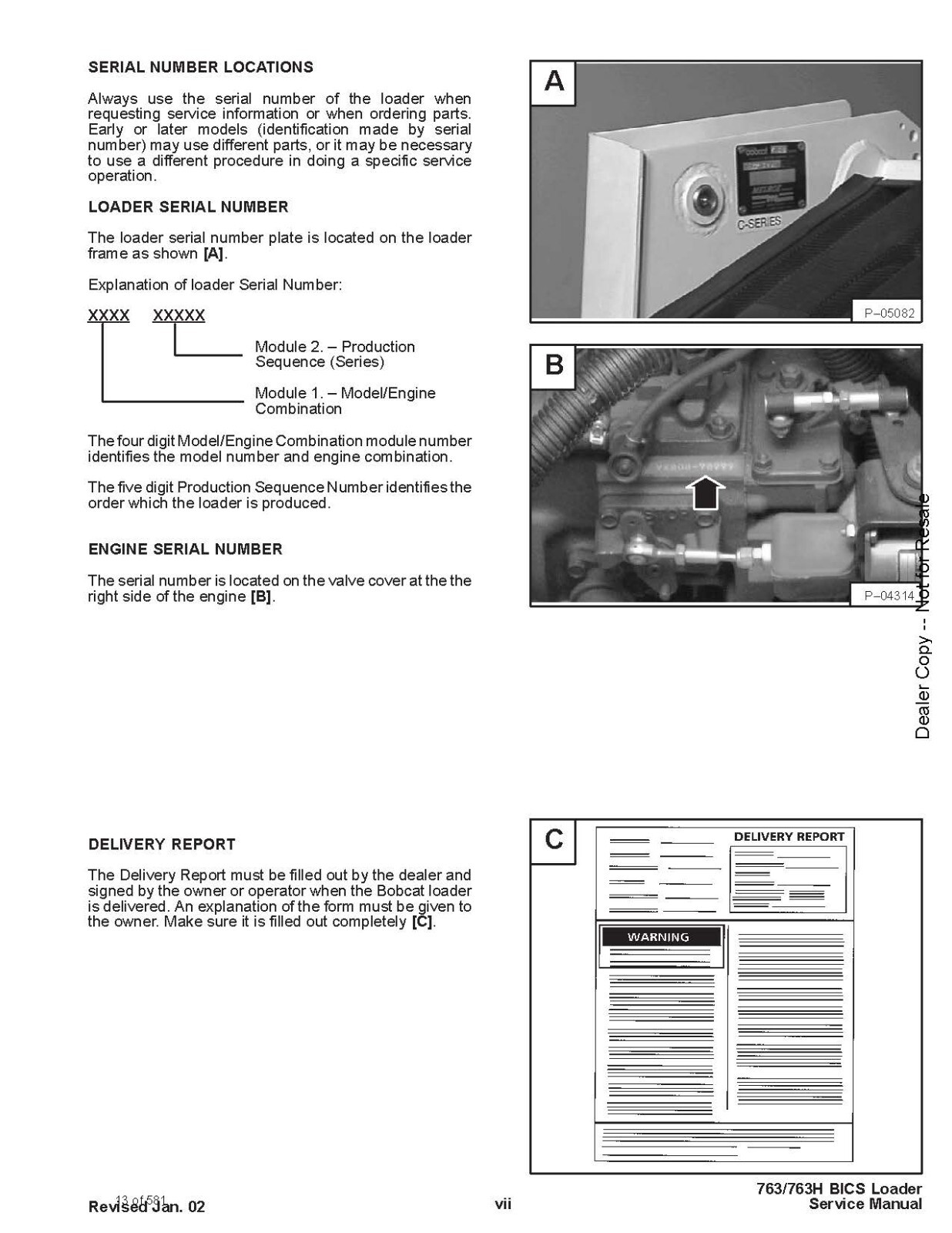 Bobcat 763 Skid Steer Loader Service Shop Repair Manual 6900091