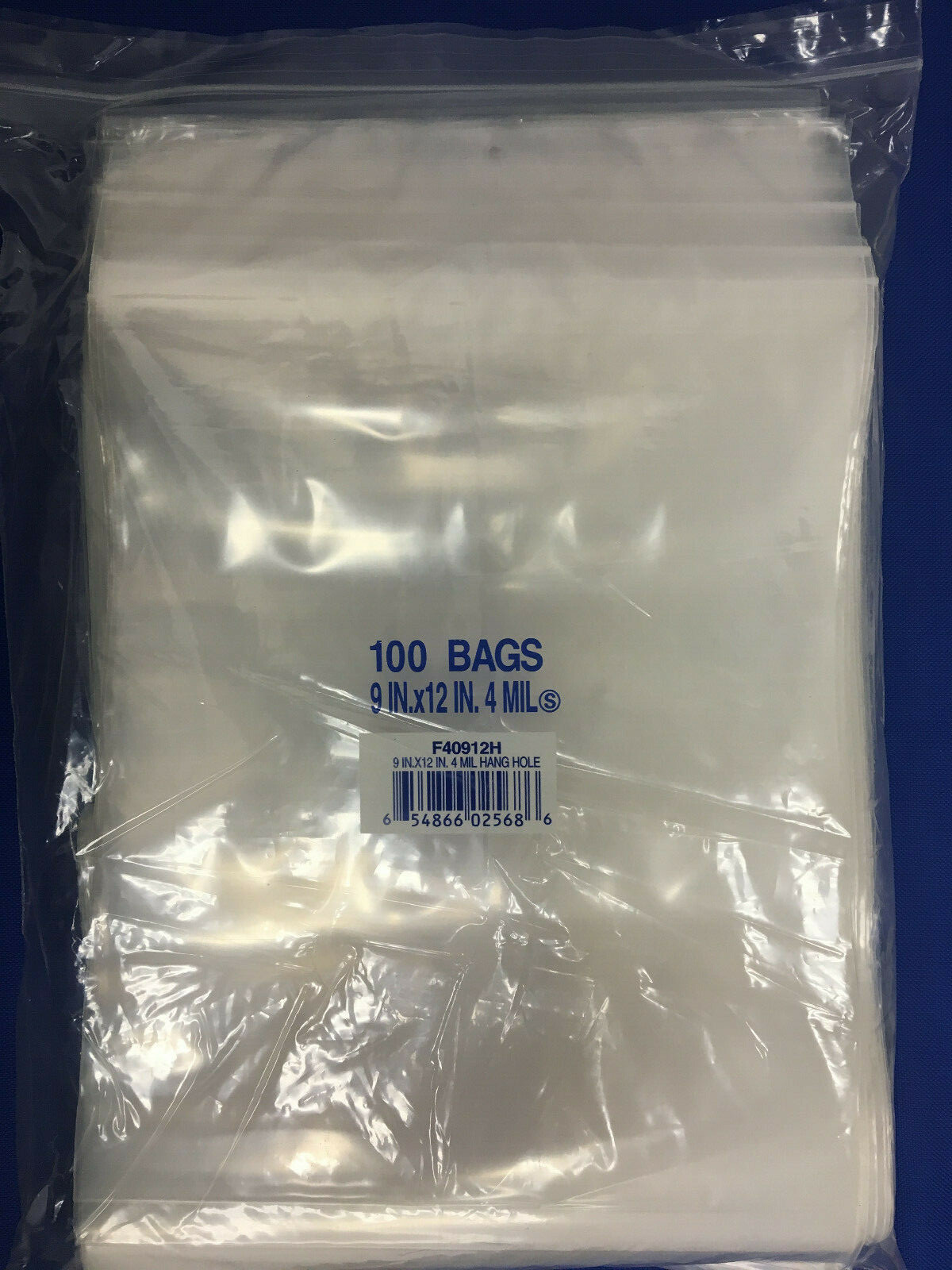 Elkay Plastics Seal Top ZipLock Reclosable Poly Jewelry Bags 4Mil With Hang Hole