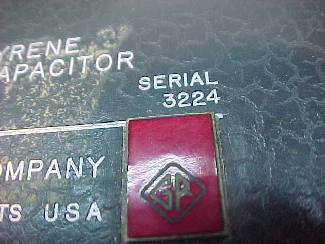 General Radio 1419-A 3-Dial Polystyrene Decade Capacitor (Untested)