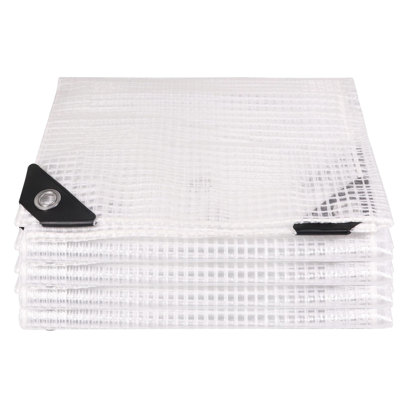 16Ftx20Ft Greenhouse Cover,Clear Plastic Tarps,16Mil Heavy Duty Waterproof ta…