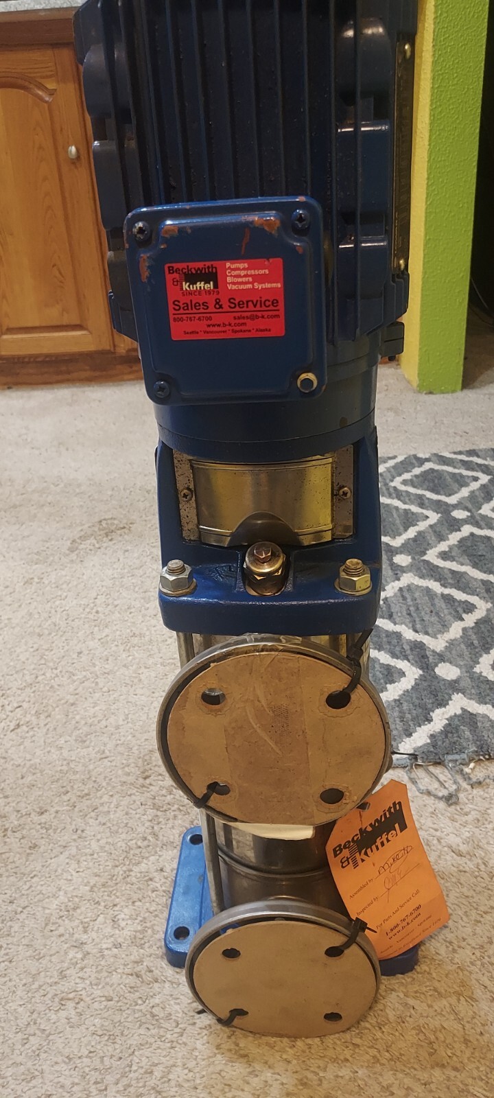 Lowara 5sv09r0226t/d2fVertical Multistage Pump 2.2kW 1016LH373417269