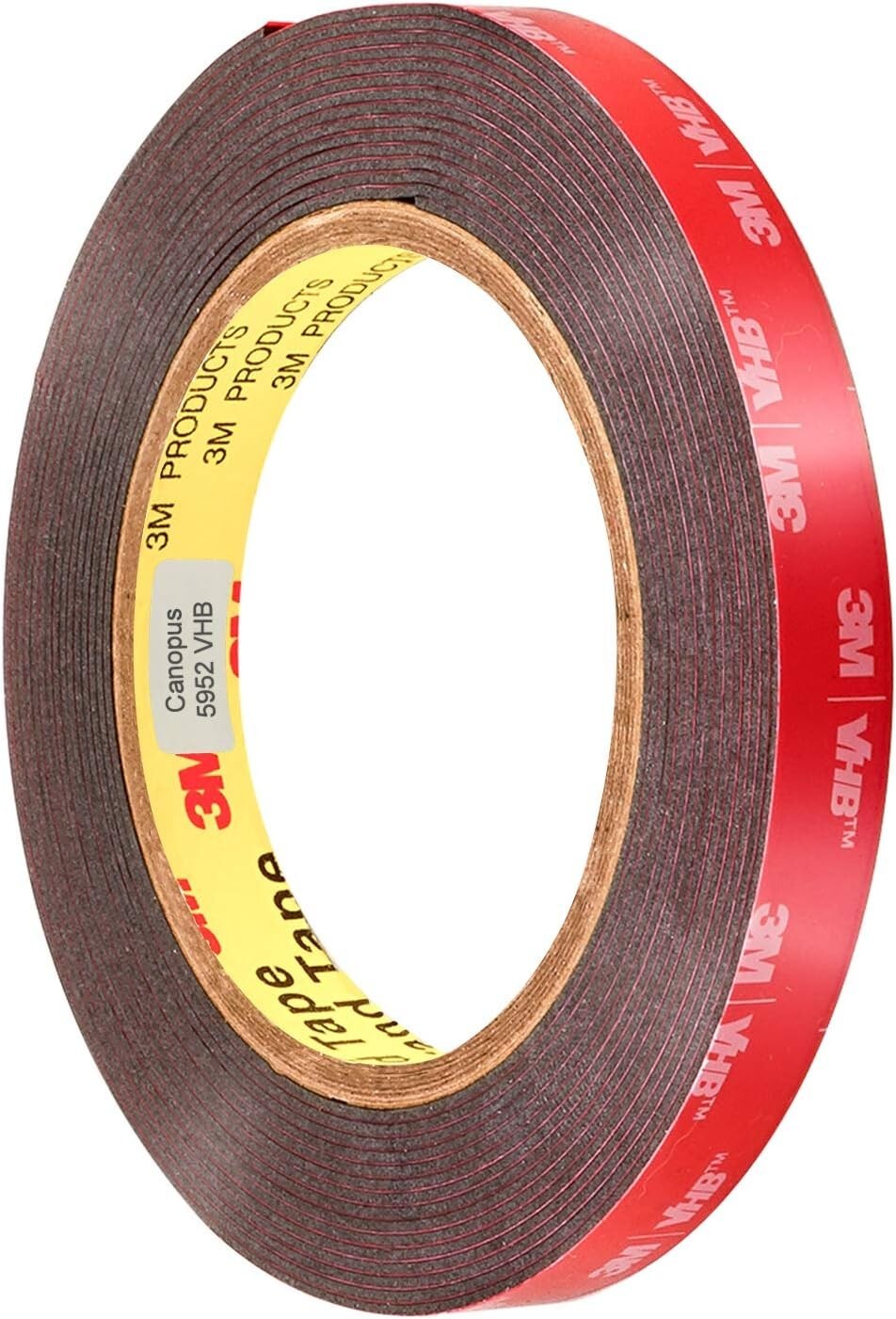 3M VHB Heavy Duty Mounting Tape 5952, 0.5″ width x 5yd length