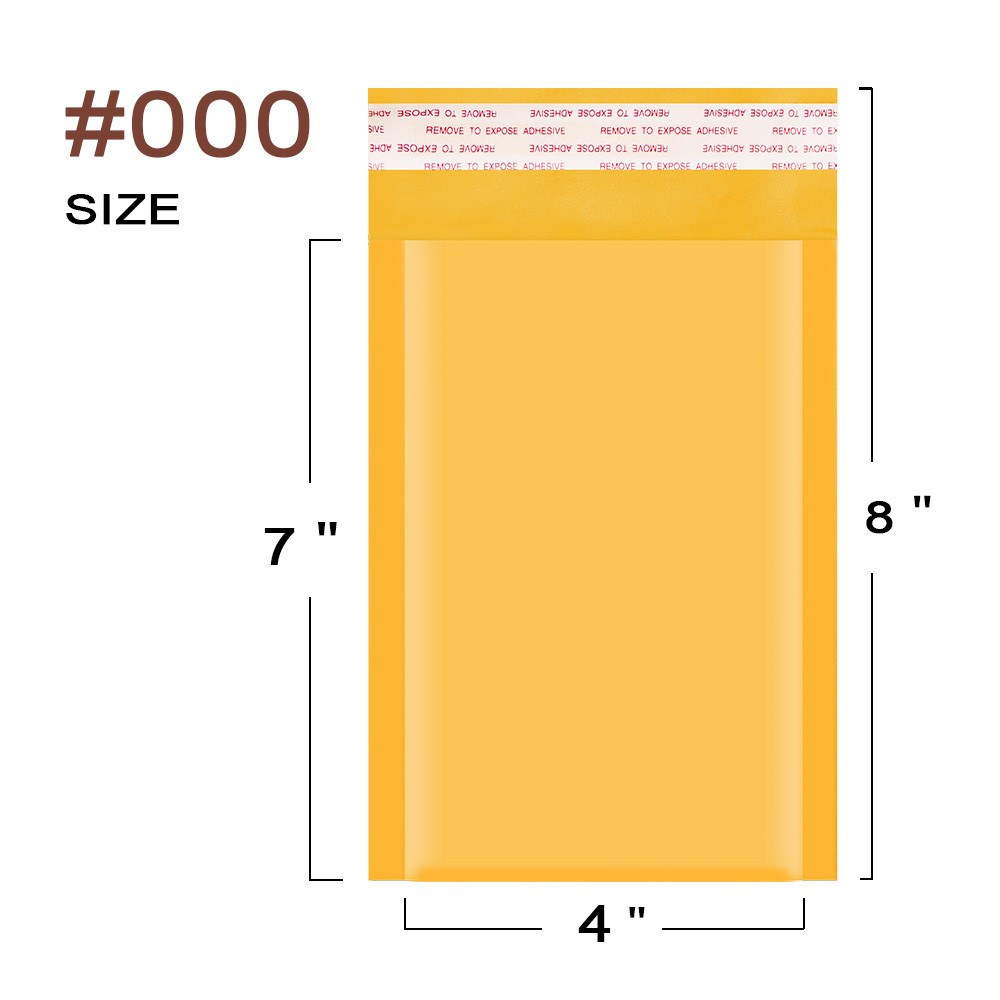 Any Size Kraft Bubble Mailers Shipping Padded Bags Mailing Envelope Self Seal