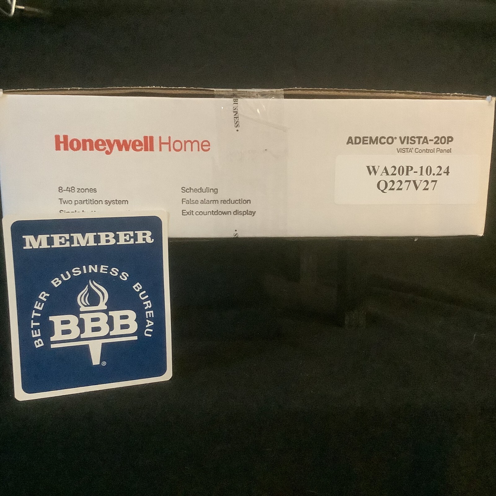 Honeywell Home Vista-20P Security Control Panel, 10.24 – “A+” rated BBB Company