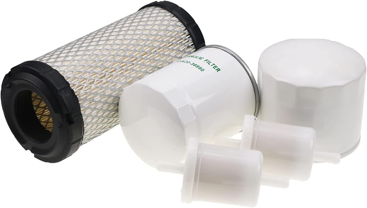 Complete Maintenance Filter Kit for Kubota Tractors: Fits BX, GR, and ZD Models