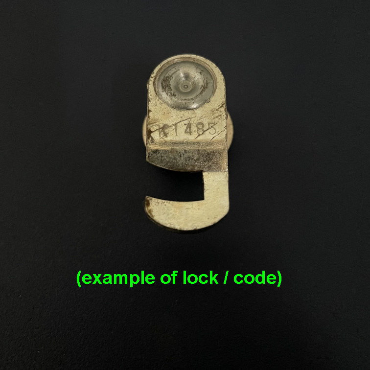 (2) Kennedy Tool Box Replacement Keys Cut Key Code K1200 – K1449 -Licensed Lksmt