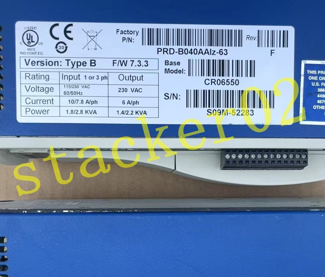 USED Kollmorgen CR06550 Drive CR06550 Fast ship by FedEx Test