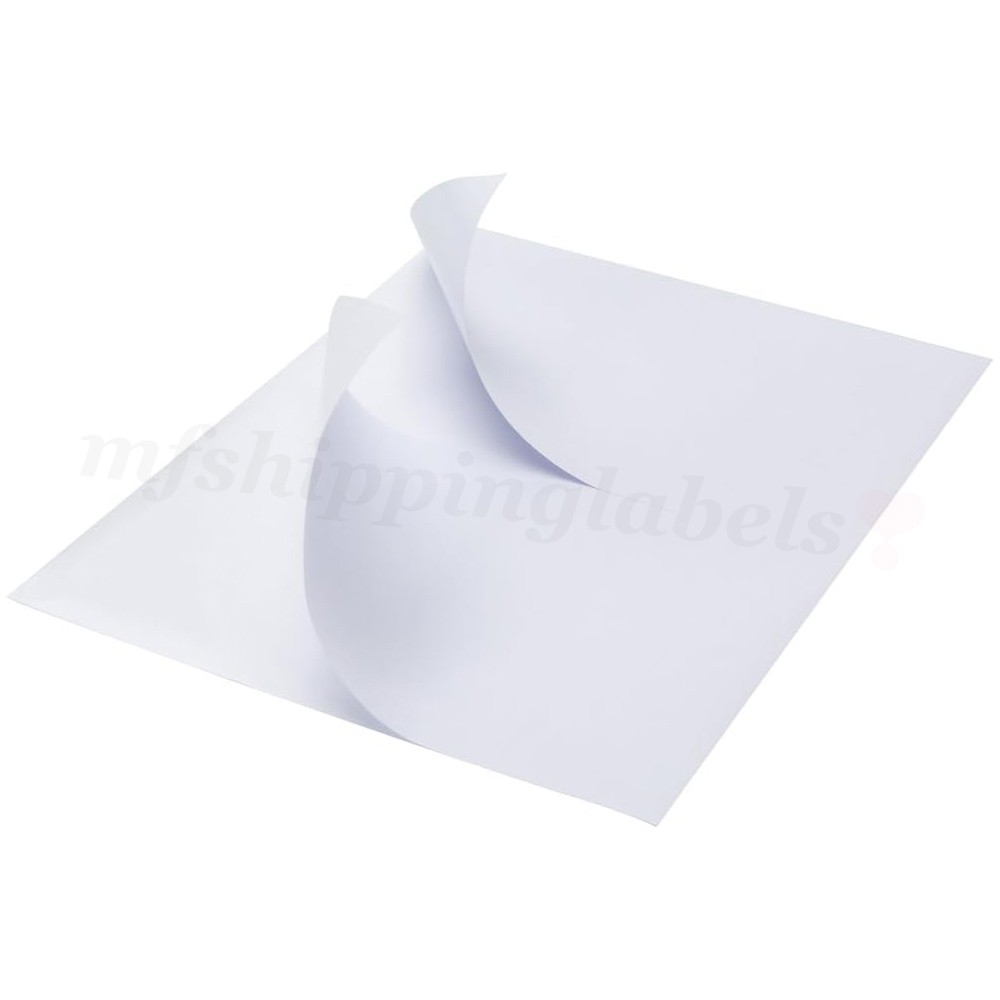 8.5×5.5 Half Sheet Shipping Labels Self Adhesive Sticker Laser & Inkjet Printers