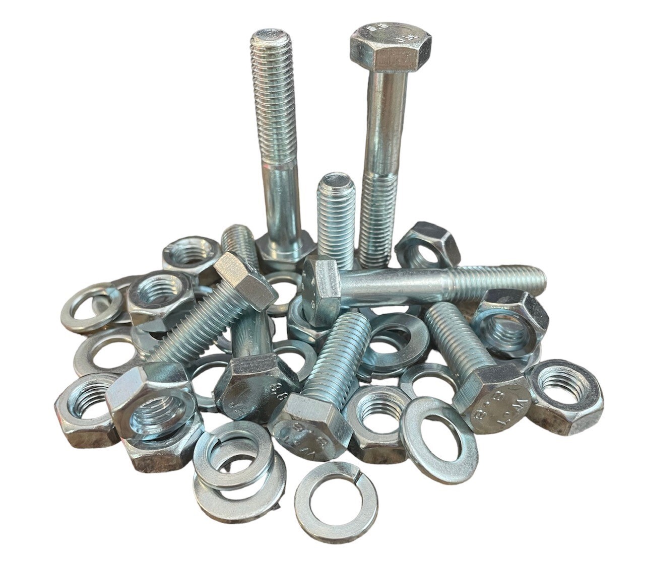 1,260 piece Metric Class 8.8 Nut Bolt & Washer Assortment – M6 M8 M10 M12