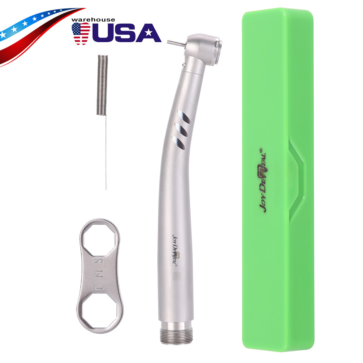AZDENT Dental (LED E-generator High Speed Handpiece 2Hole