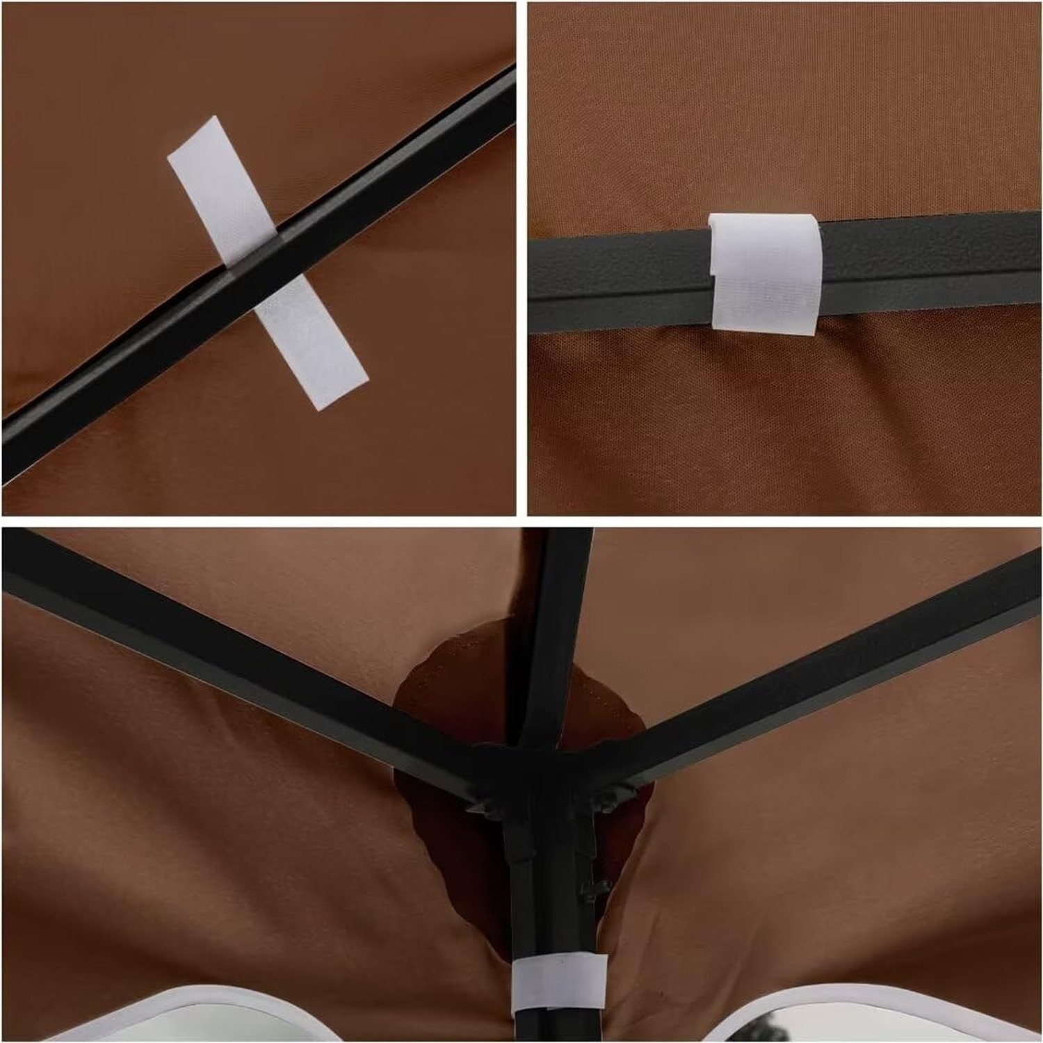 Gazebo Canopy Top Replacement Cover 118″x118″, 2-Tiers，for Smaller 10’x10