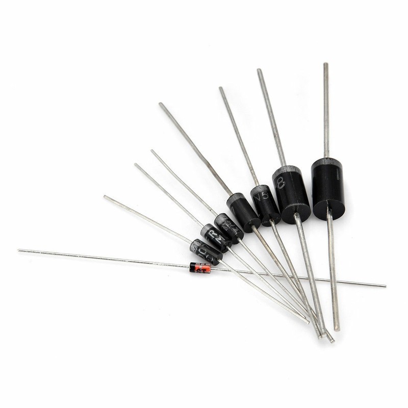 100Pcs 8 Values Diode Bag Assortment Kit Set 1N4148 FR107 1N5408 FR207