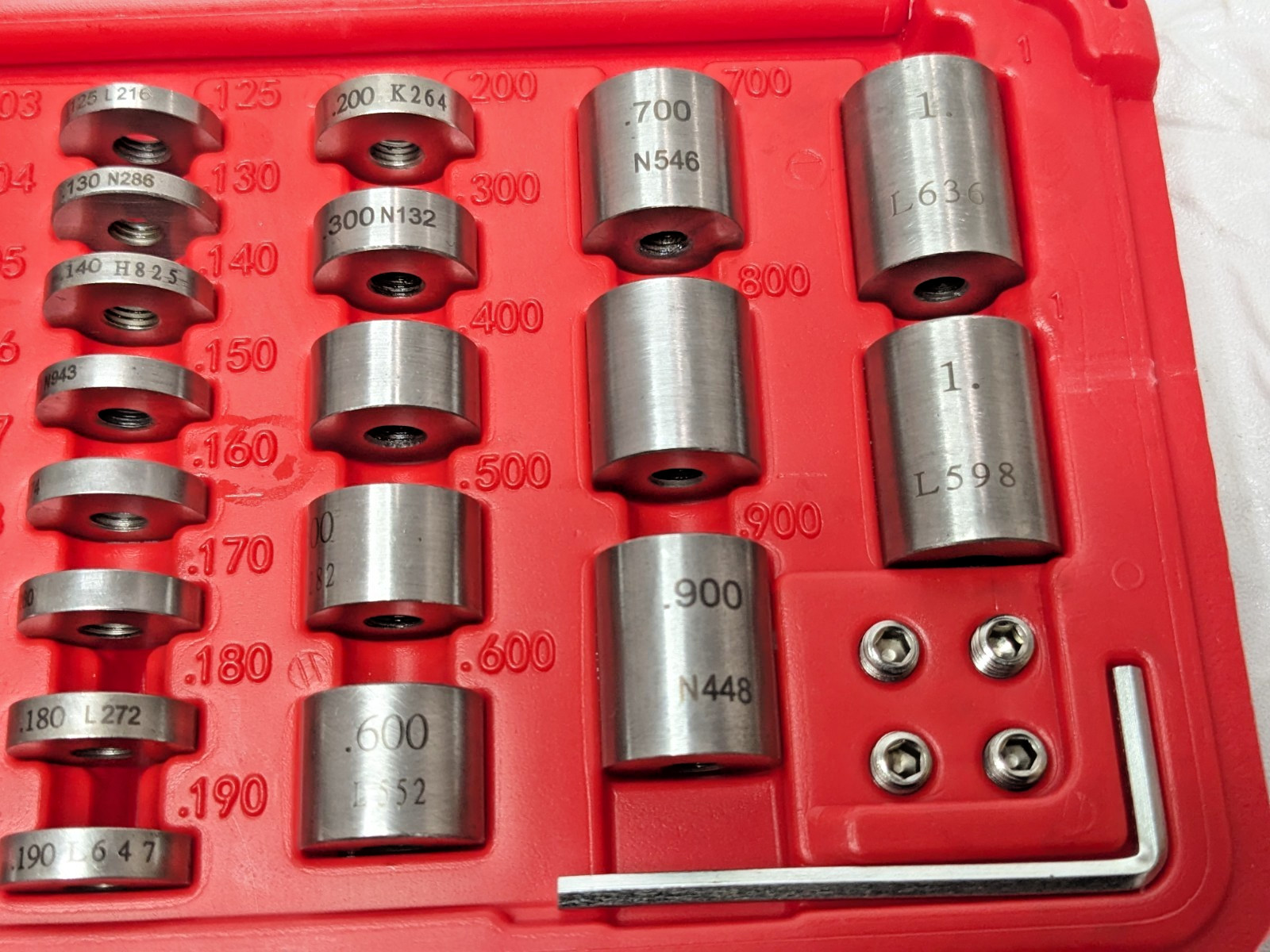 SPI 36 Piece Gage Block Set 0.05" to 1'' Range Steel w/Cert 630-4