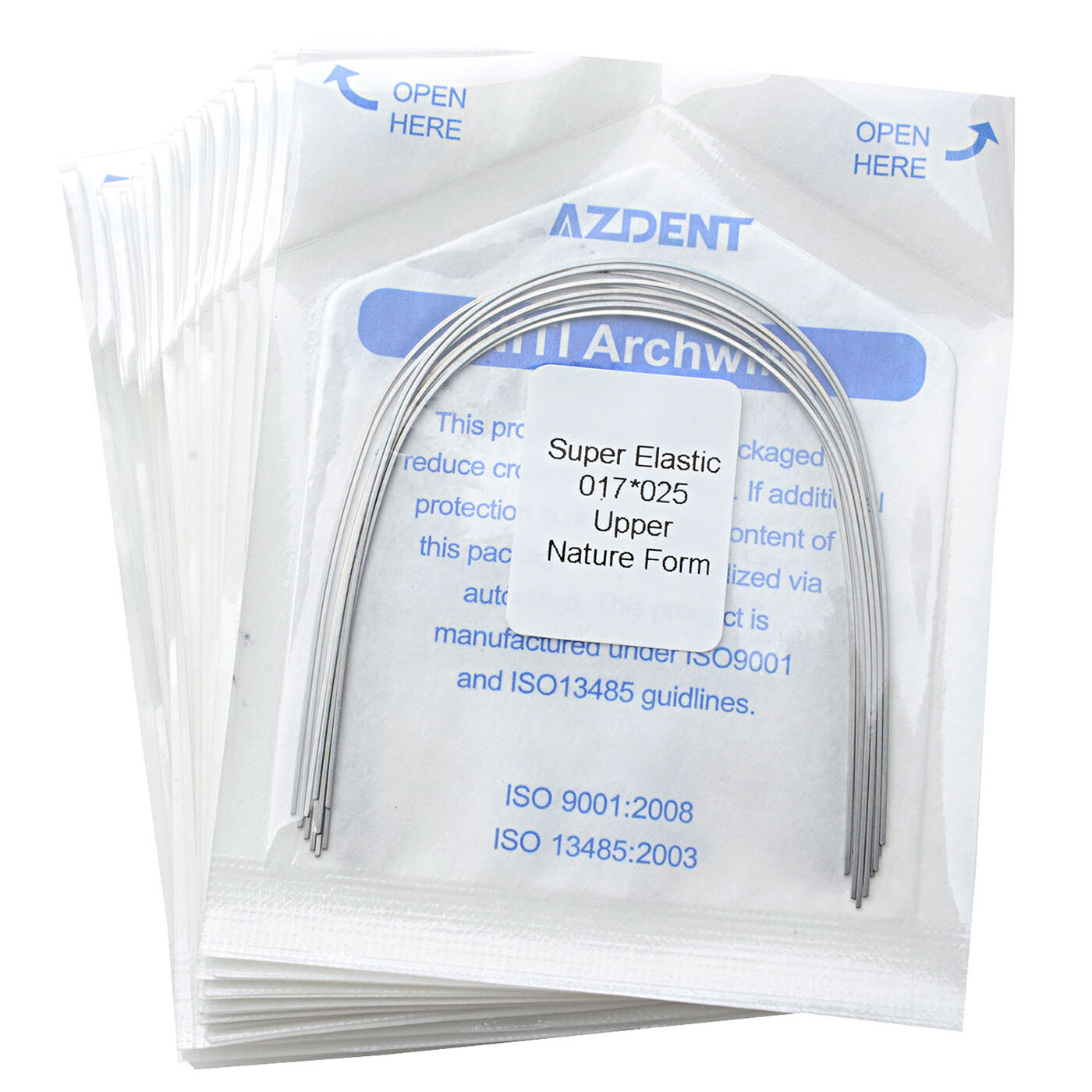 AZDENT Dental Orthodontic Super Elastic Niti Nature Form Rectangular Arch Wires