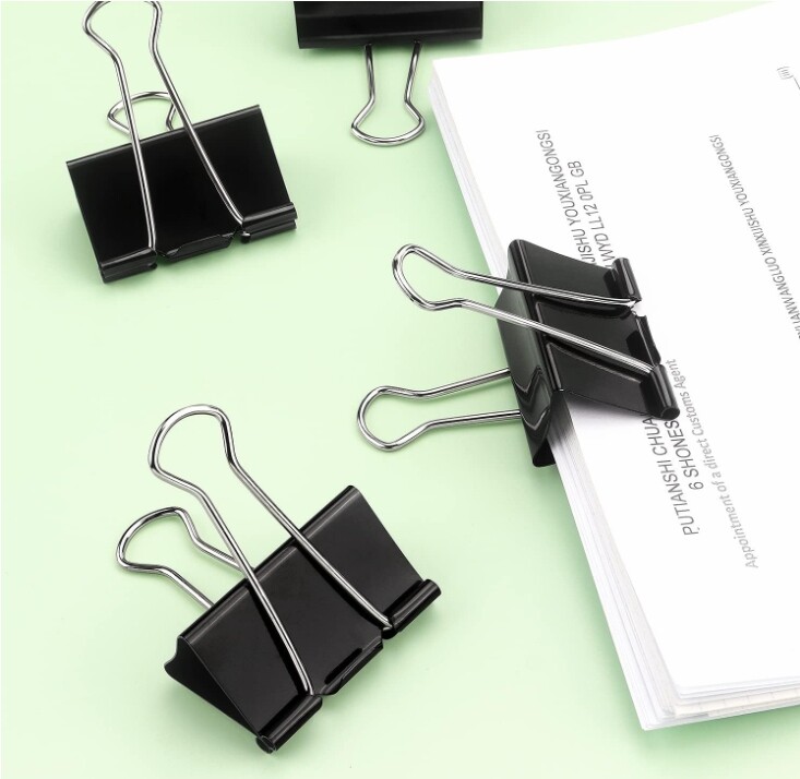 extra Binder Clips large paper Binder Clips 2 inch assorted medium small mini 13