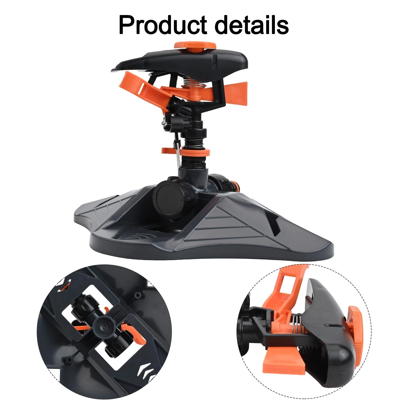 Automatic For Yard Irrigation System Rotating Sprinkler for Large Area Coverage