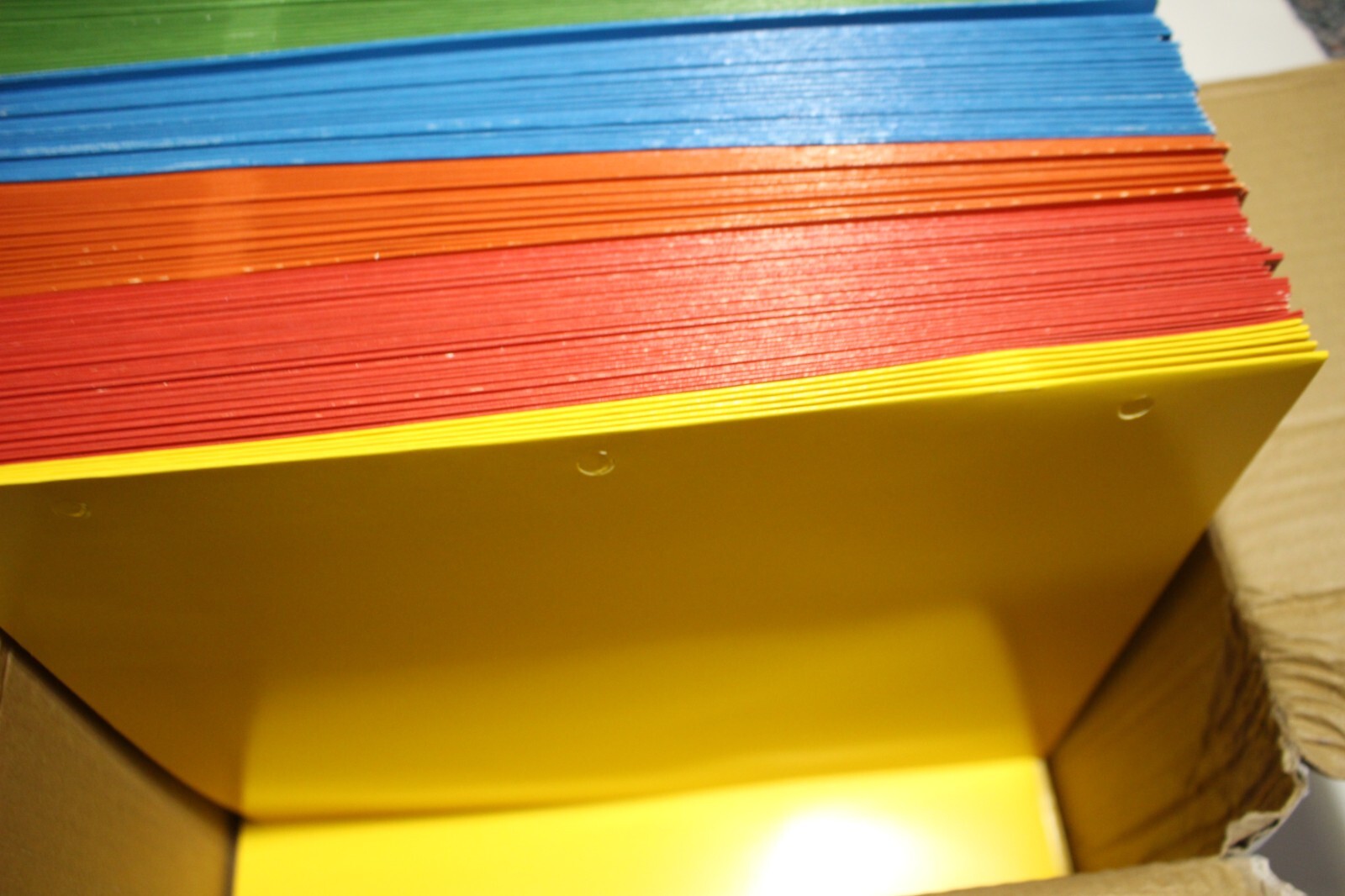 120 PACK BSTOYDER TWO POCKET FILE FOLDER ASSORTED COLORS