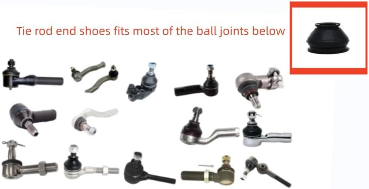 Tie Rod End Boots 1885486M1 Fits Massey Ferguson TE20 TEA20 TEF20 FE35 35 135 (S