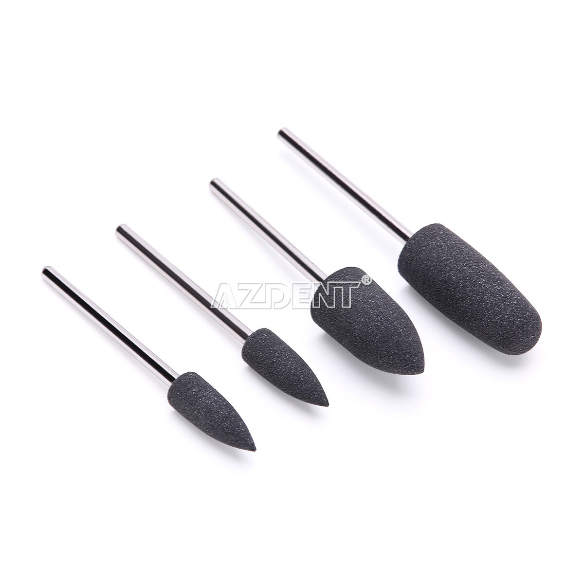 12pcs/Set Dental SILICONE Polishers Resin Base Acrylic Polishing Burs 2.35mm