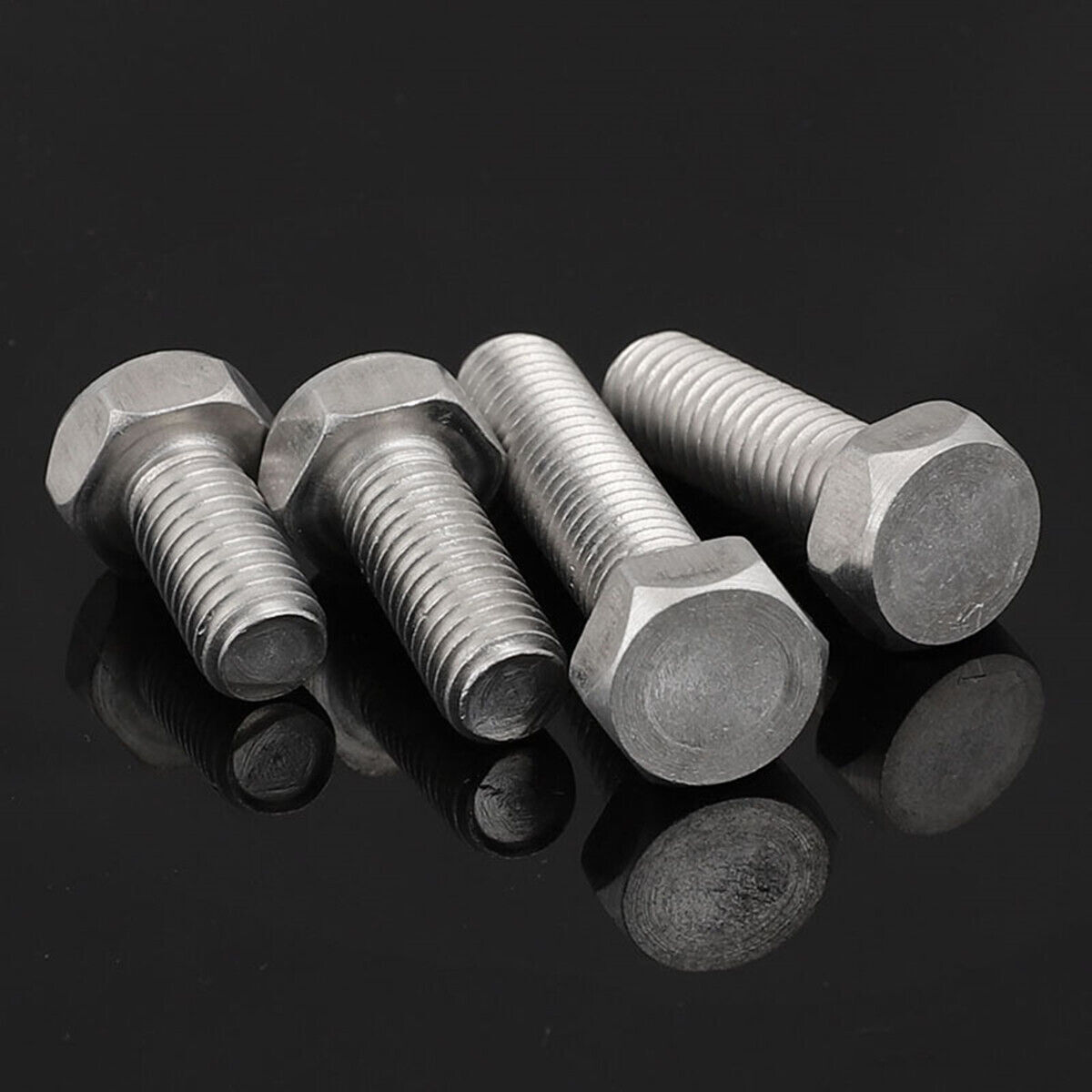M6 M8 M10 M12 Aluminum Alloy 6063 Hexagon Bolts Hex Head Cap Screws DIN933