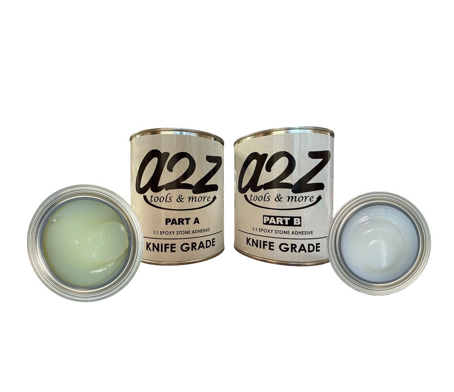 A2Z Tools and More 2 Part Epoxy for Indoor and Outdoor Use Knife Grade