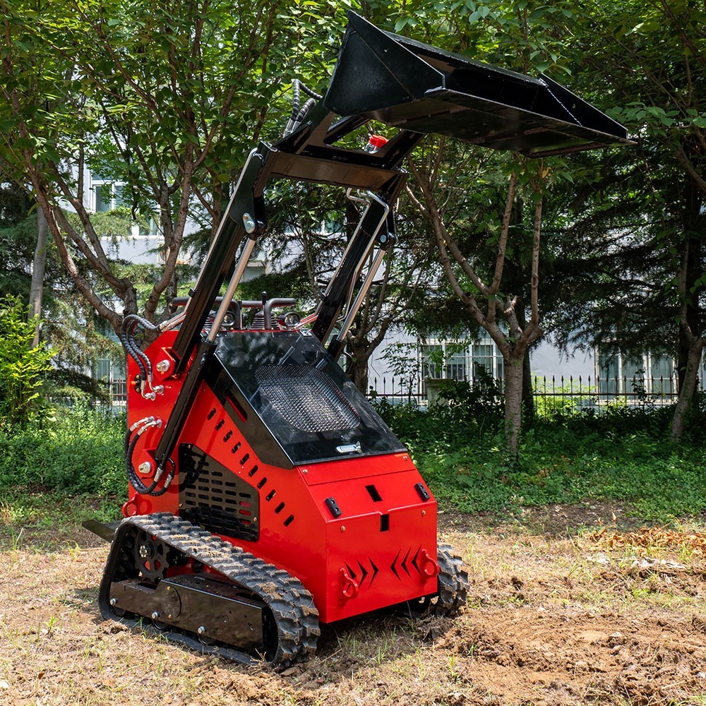 Brand New Compact Mini Crawler Skid Steer Loader 23hp Gas Engine EPA Free Ship