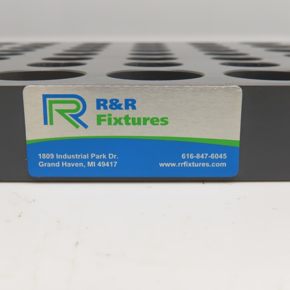R&R Fixtures TC-500200 502mm x 197mm x 25mm Component Tray M6, M8, 1/4-20