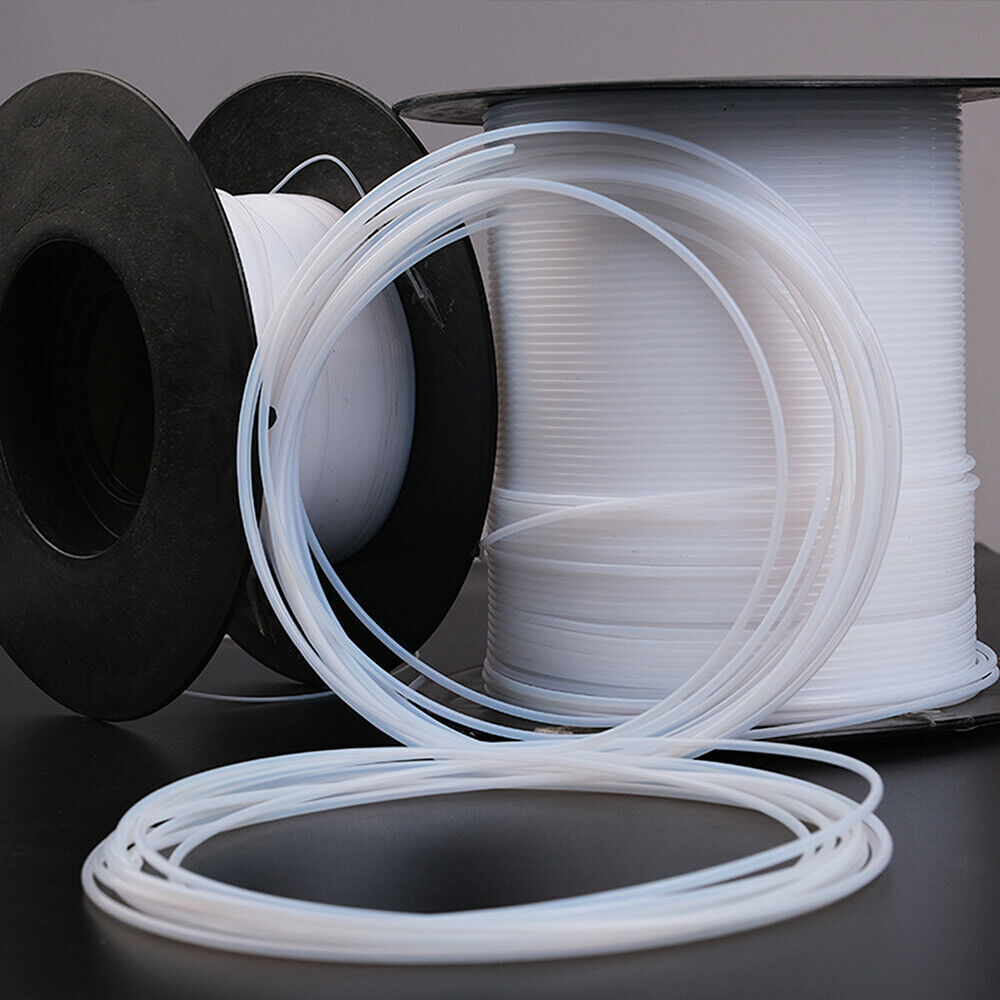 PTFE Tube Tubing Pipe Translucent High Temp Resistance ID 0.3-3.5mm OD 0.6-5mm