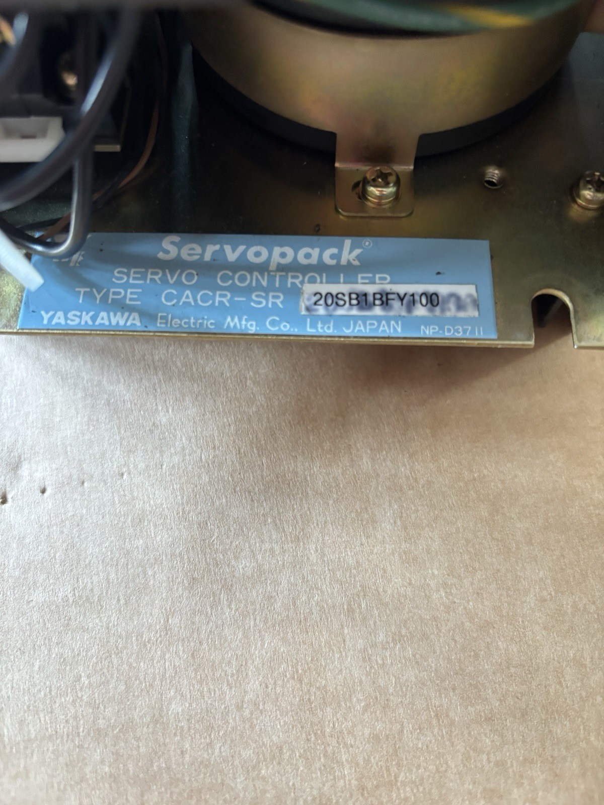YASKAWA CACR-SR20SB1BFY100, SERVOPAK DRIVE, CACRSR20SB1BFY100 Used Clean