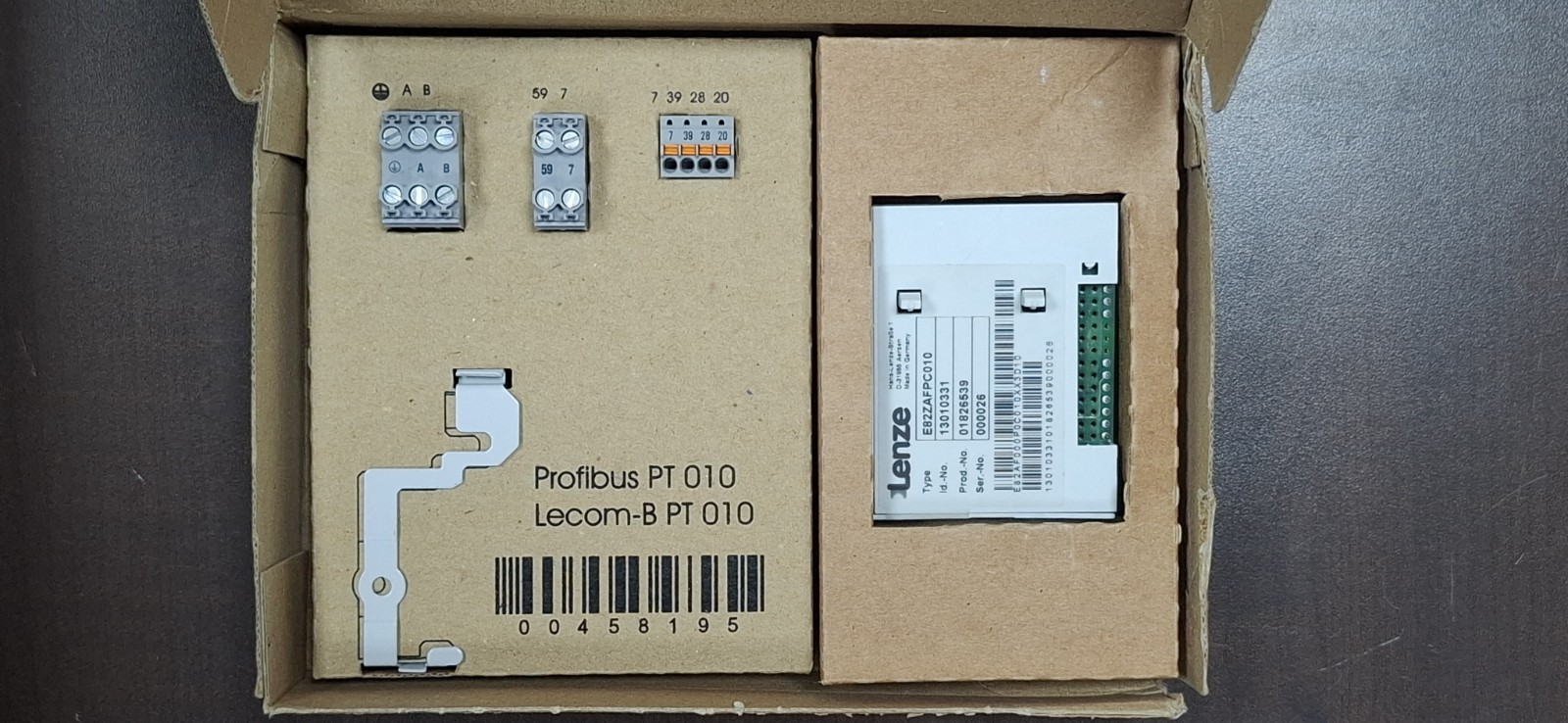 Lenze 8200 PROFIBUS PT Function I/O module Type: E82ZAFPC010 – New Open box.