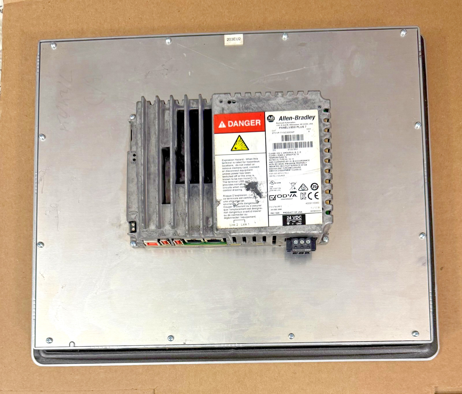 Allen Bradley 2711P-T15C22D9P Series A PanelView Plus 7 *EXCELLENT*