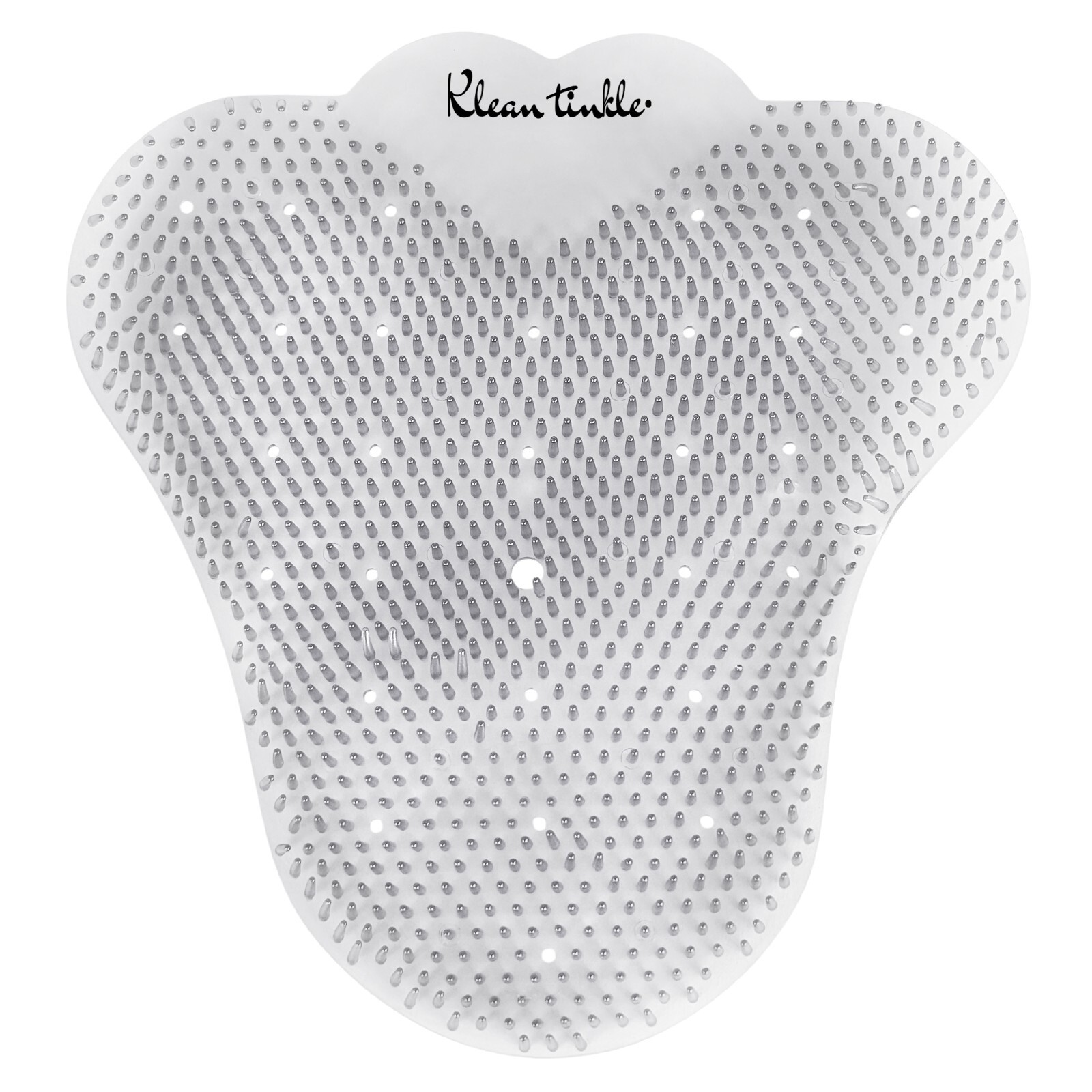Pack of 3 Clear Triangle Restroom Urinal Mats 6.4″ Unscented Anti-Splash Screens