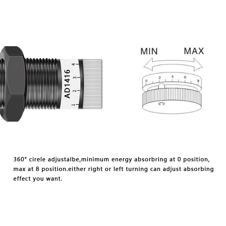 AD1416 Adjustable Hydraulic shock absorber Mechanical Shock Absorber AD series