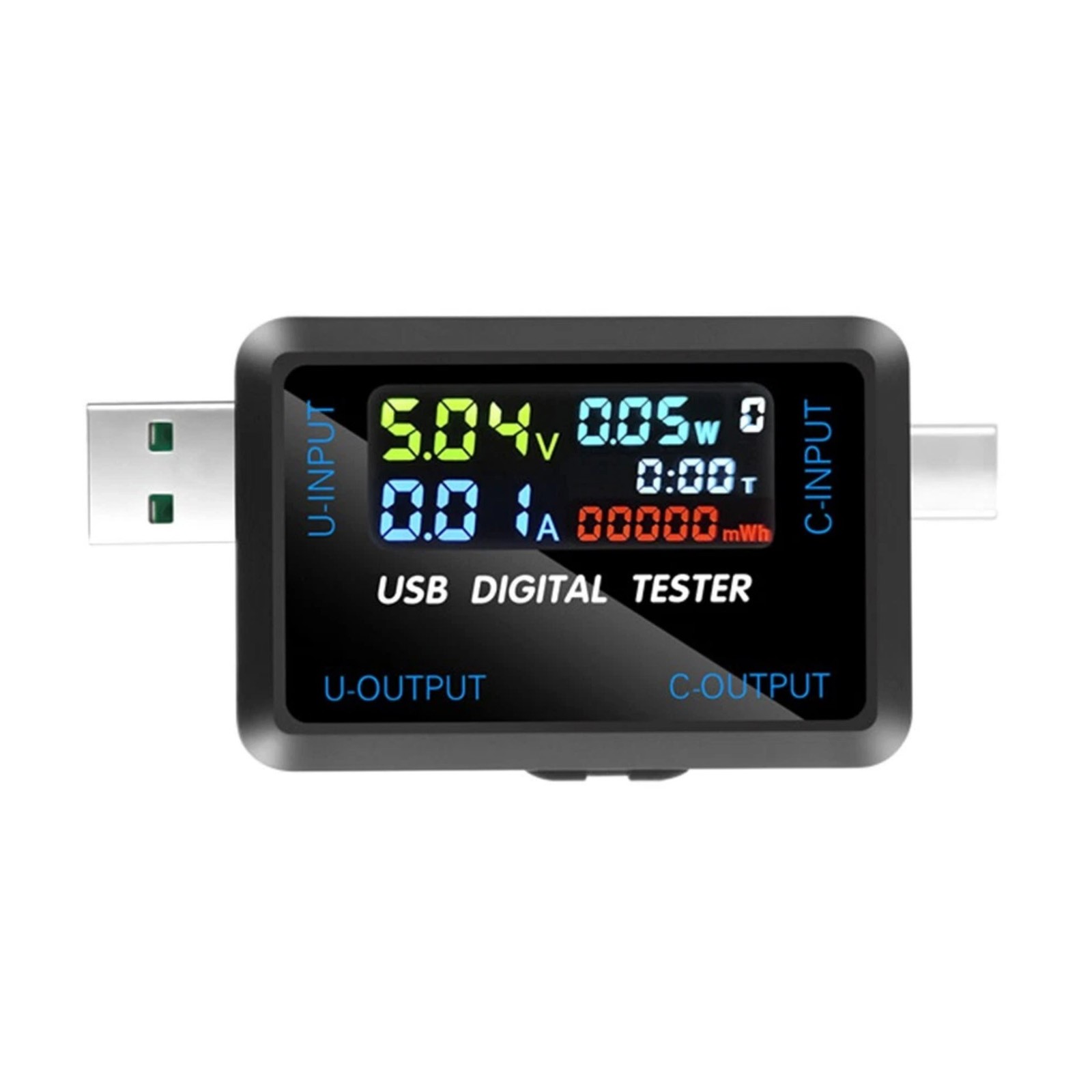 High Quality USB C Power Meter with LCD Display for Fast Charging Detection