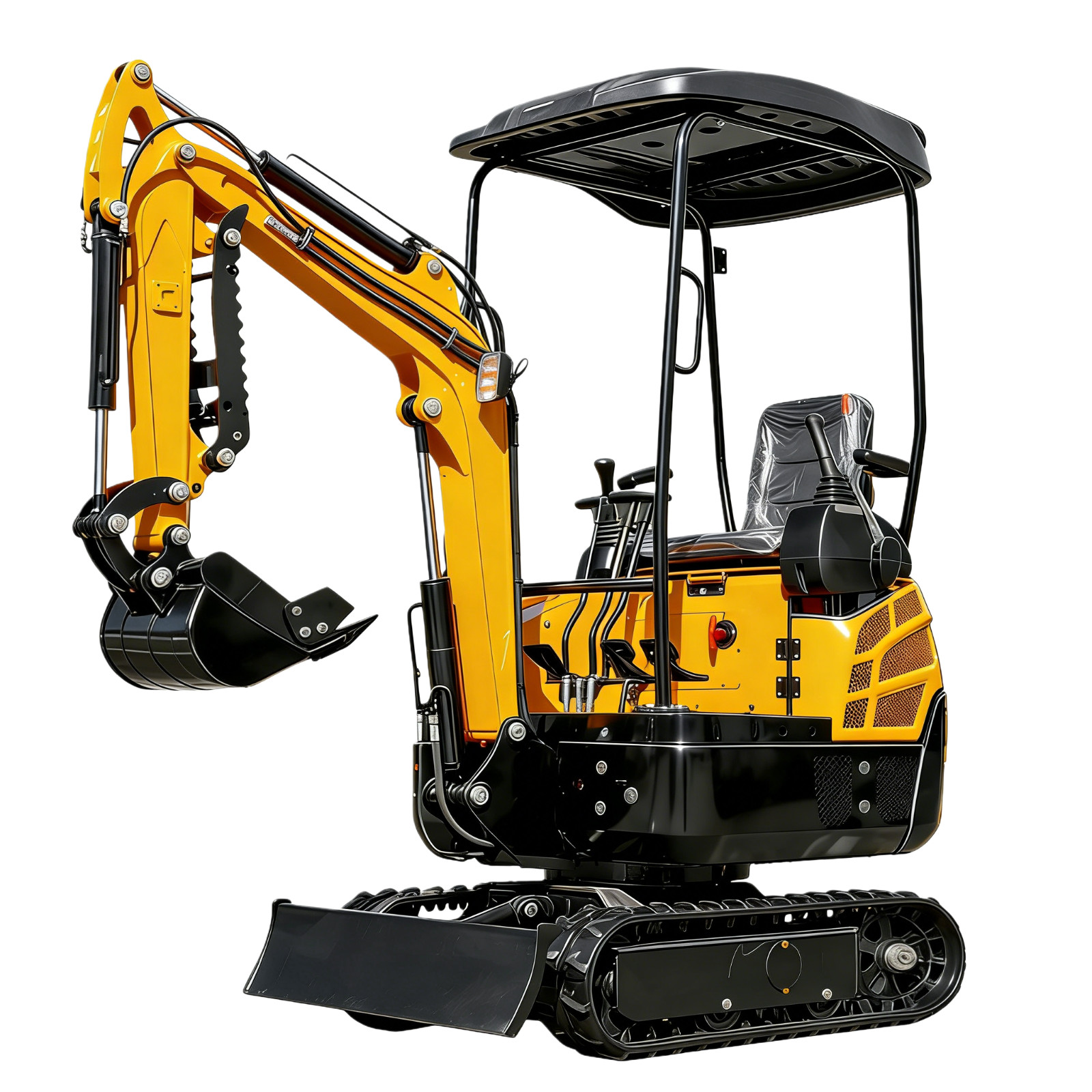 FREE SHIP 1.6Ton 2Ton Mini Excavator EPA B&S Engine Tracked Crawler Digger