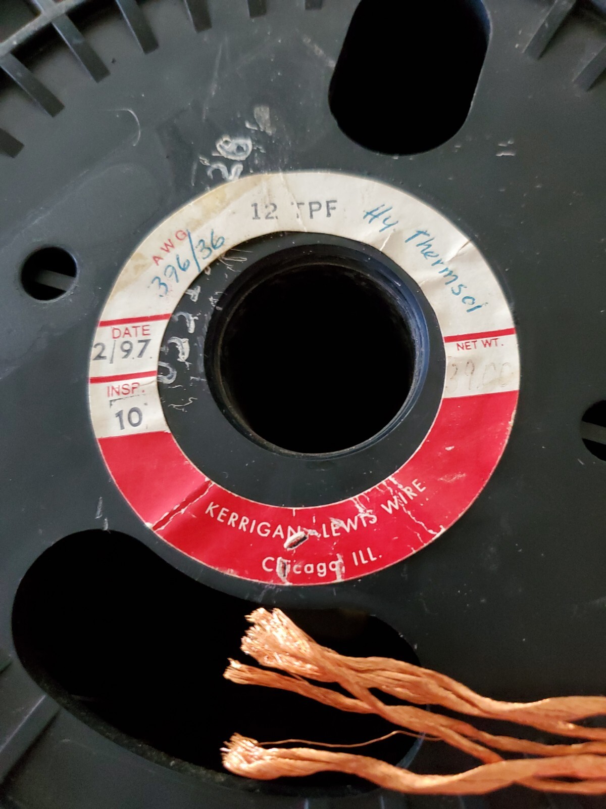 20 Ft Kerrigan Lewis Litz WIRE AWG 396/36 12 TPF Hy Thermsol