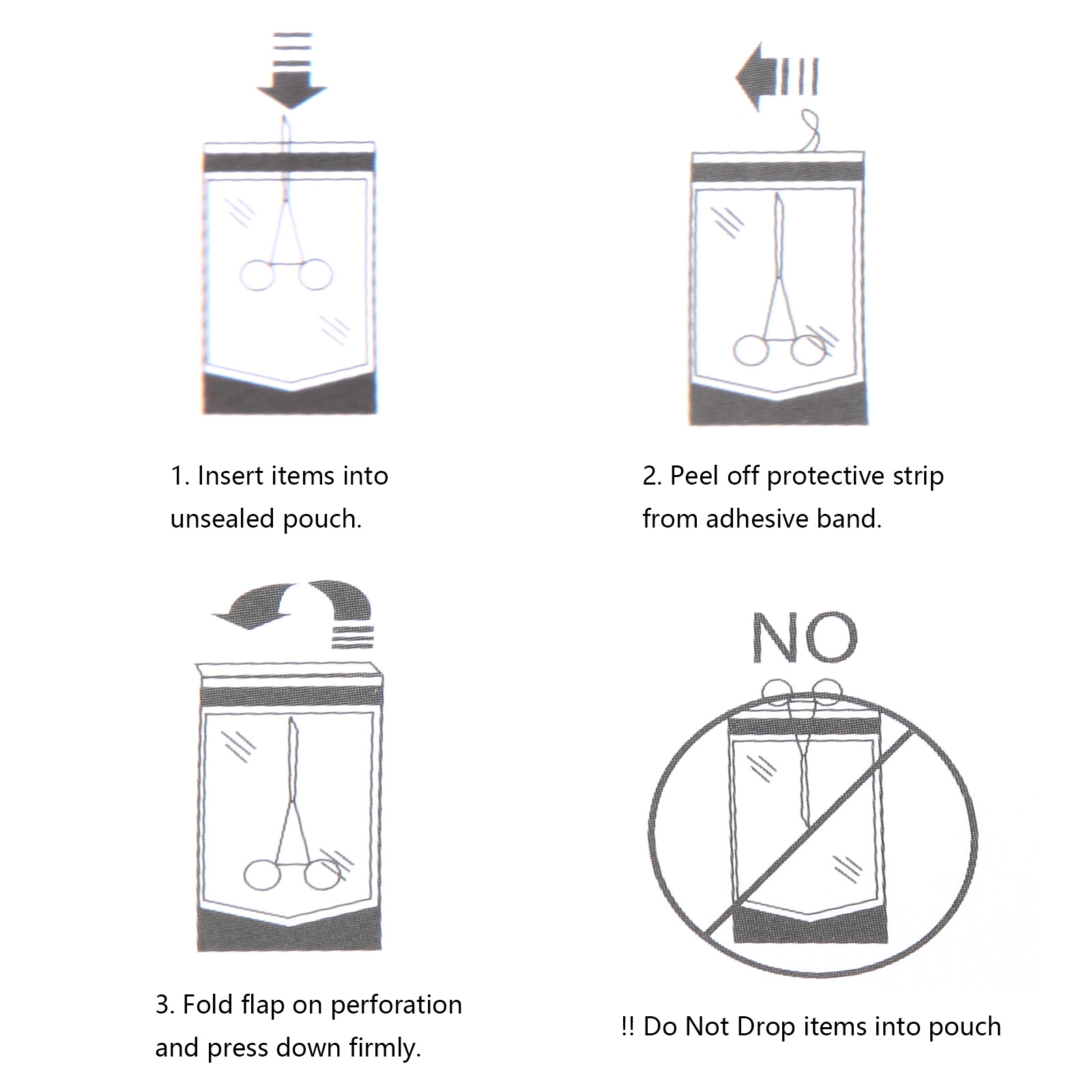 200 Self Sterilization Pouches Pouch Autoclave Sterilizer Bag Dental Tattoo Nail