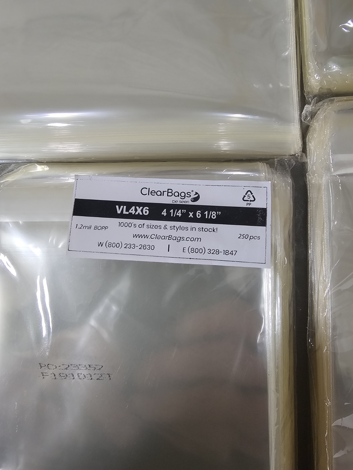 Lot of Mixed Sizes Clear Cellophane Bags Self-Sealing 4×6, 6×9, 9×12, 10×13
