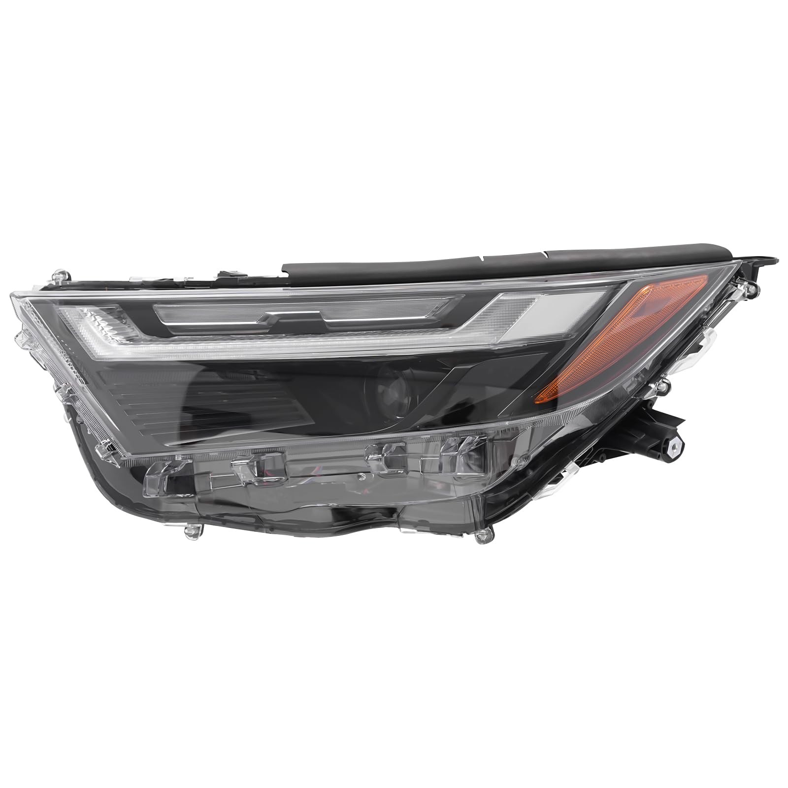 2022-2023 Toyota RAV4 XLE LED Left Driver Side Headlight Assembly Black Housing