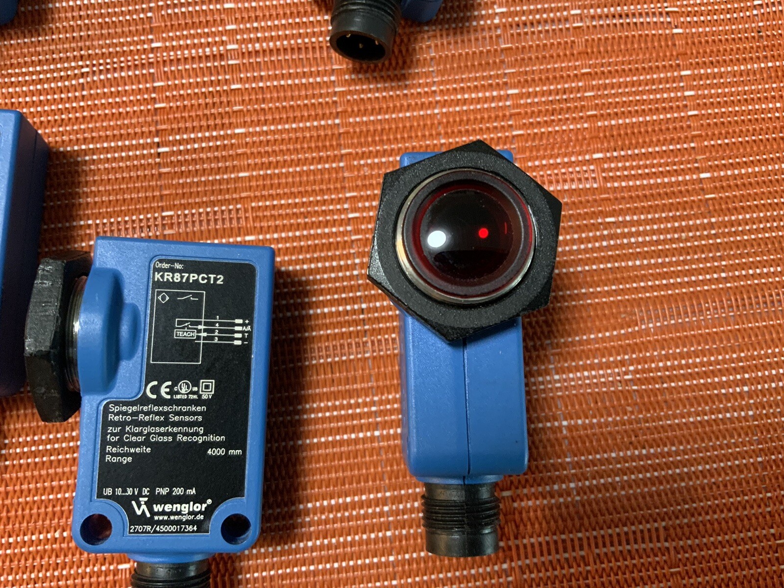 Used WENGLOR KR87PCT2 Sensor TESTED Returns Accepted US SELLER FAST Shipping