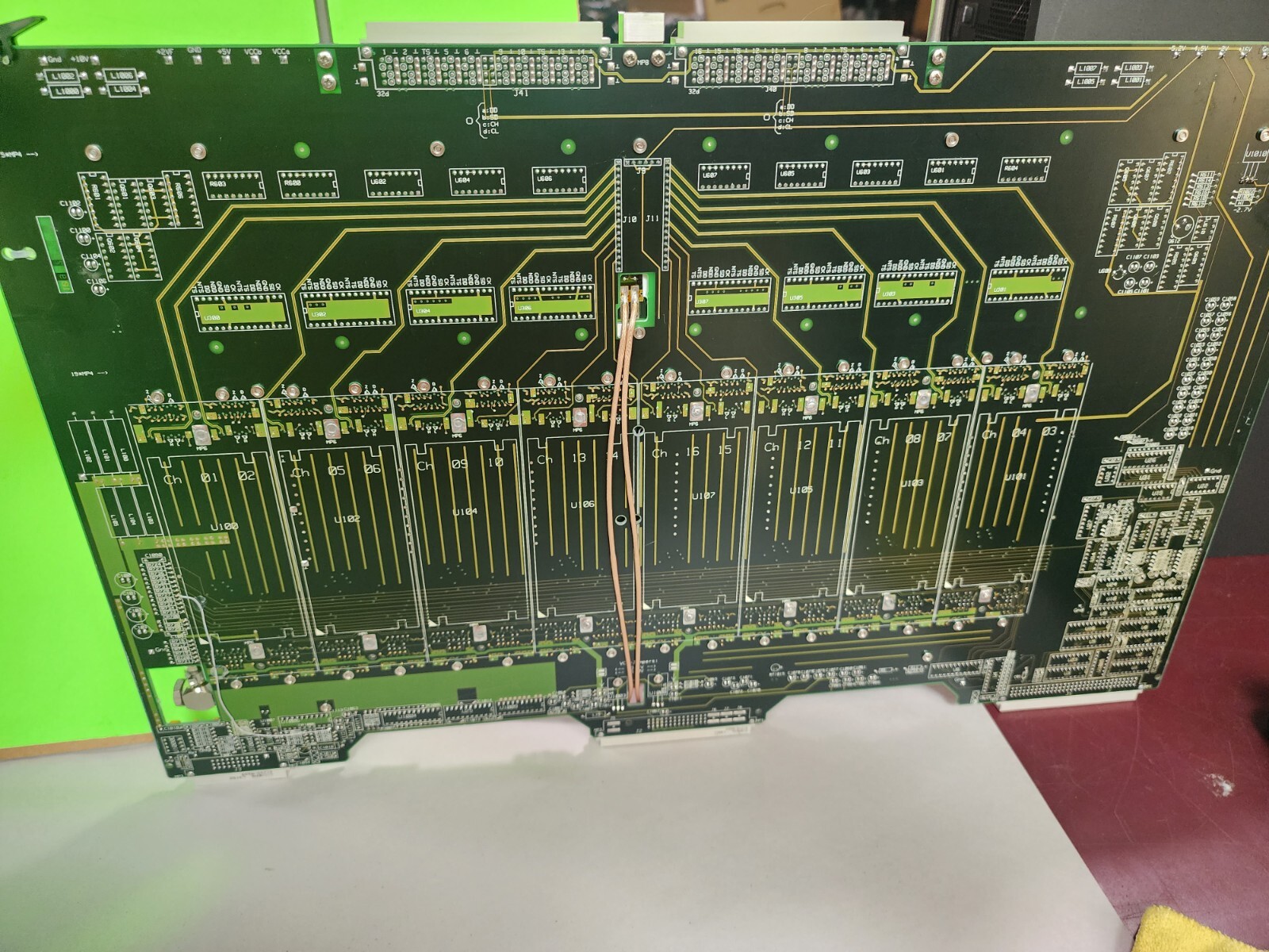 HP/ Agilent 83000 E2770-66501P PCB Board- With 8each – 8mb Modules E2778- 86502