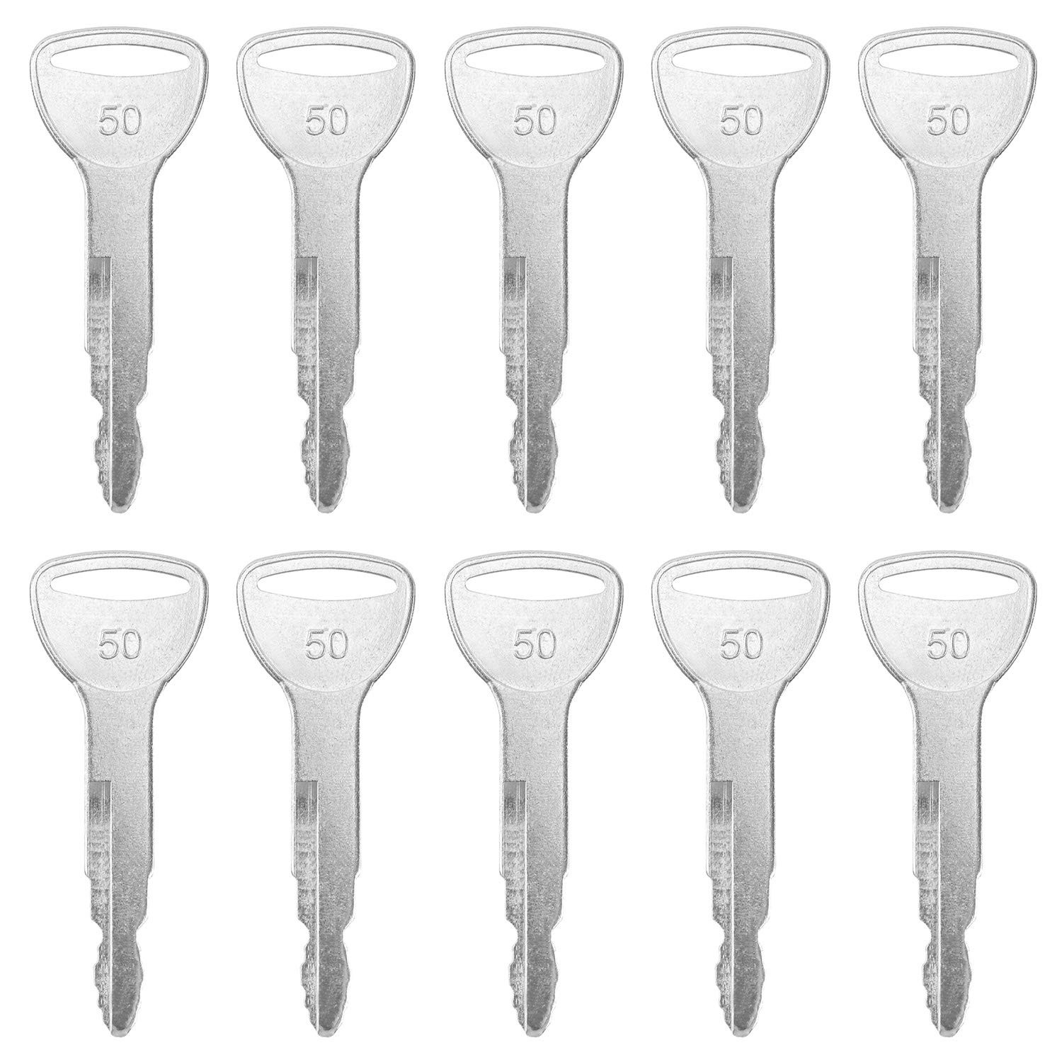 10 Pack Forklift Ignition Keys 57591-23330-71 A62597 for Toyota Lift Trucks