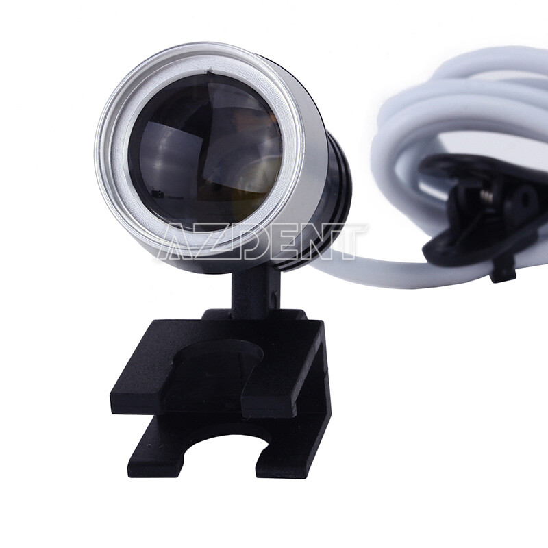 3.5X Dental Surgical Headband Medical Binocular Loupes LED Head Light Lamp