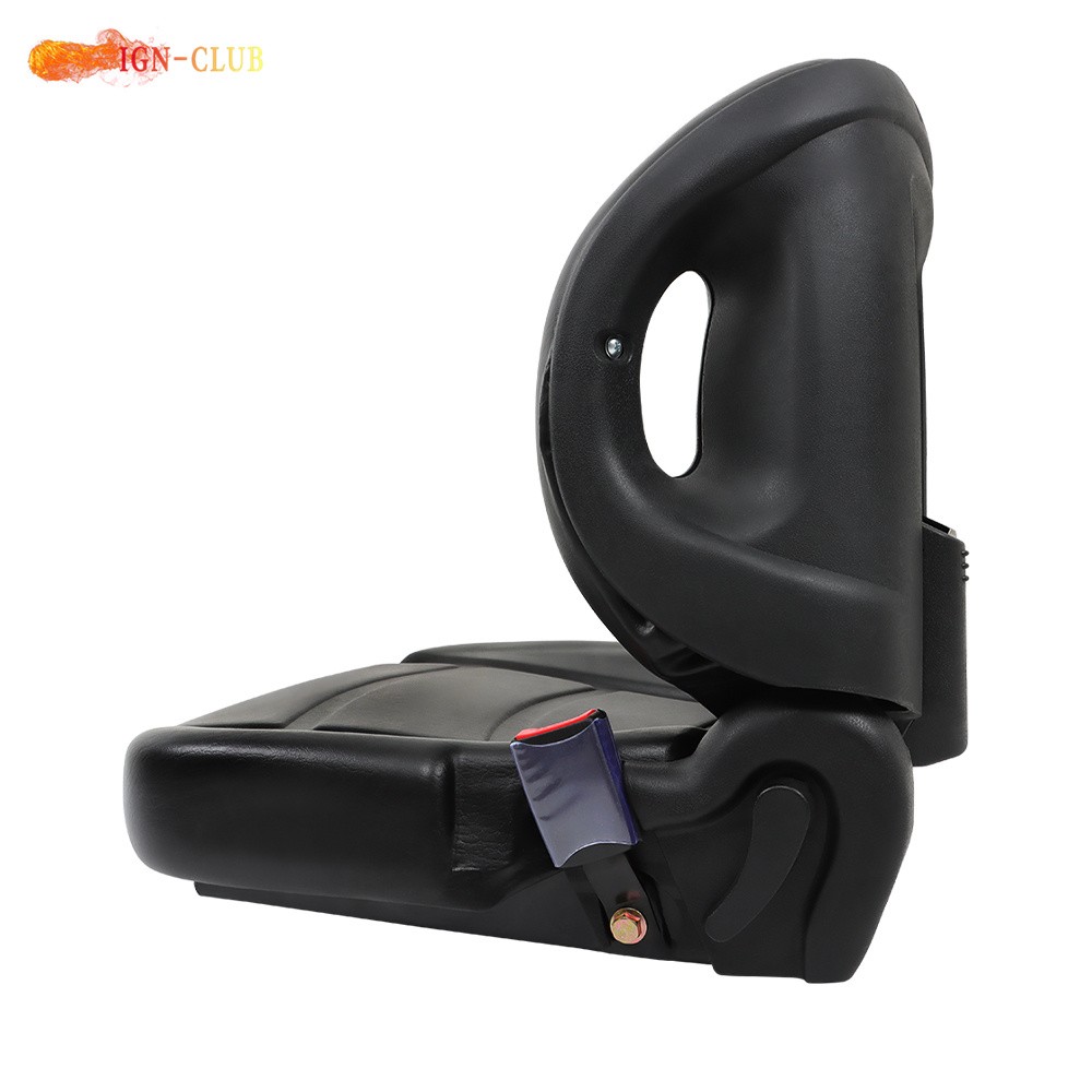 Black Universal Forklift Seat Fits For Clark Cat Hyster Yale Toyota New
