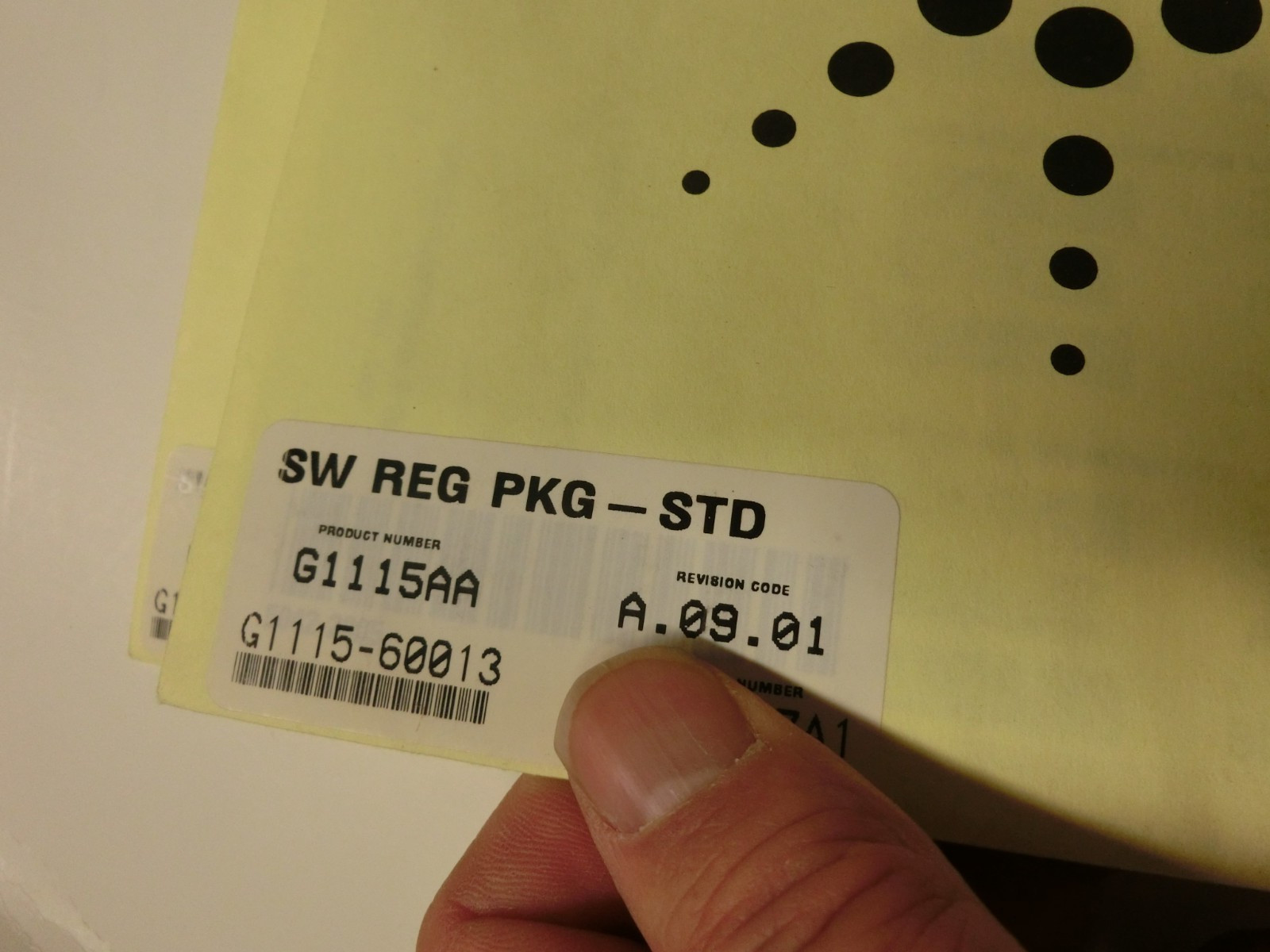 Agilent HP 8452a 8453 G1103A ChemStation Software Registration CD A09.01 A10.01