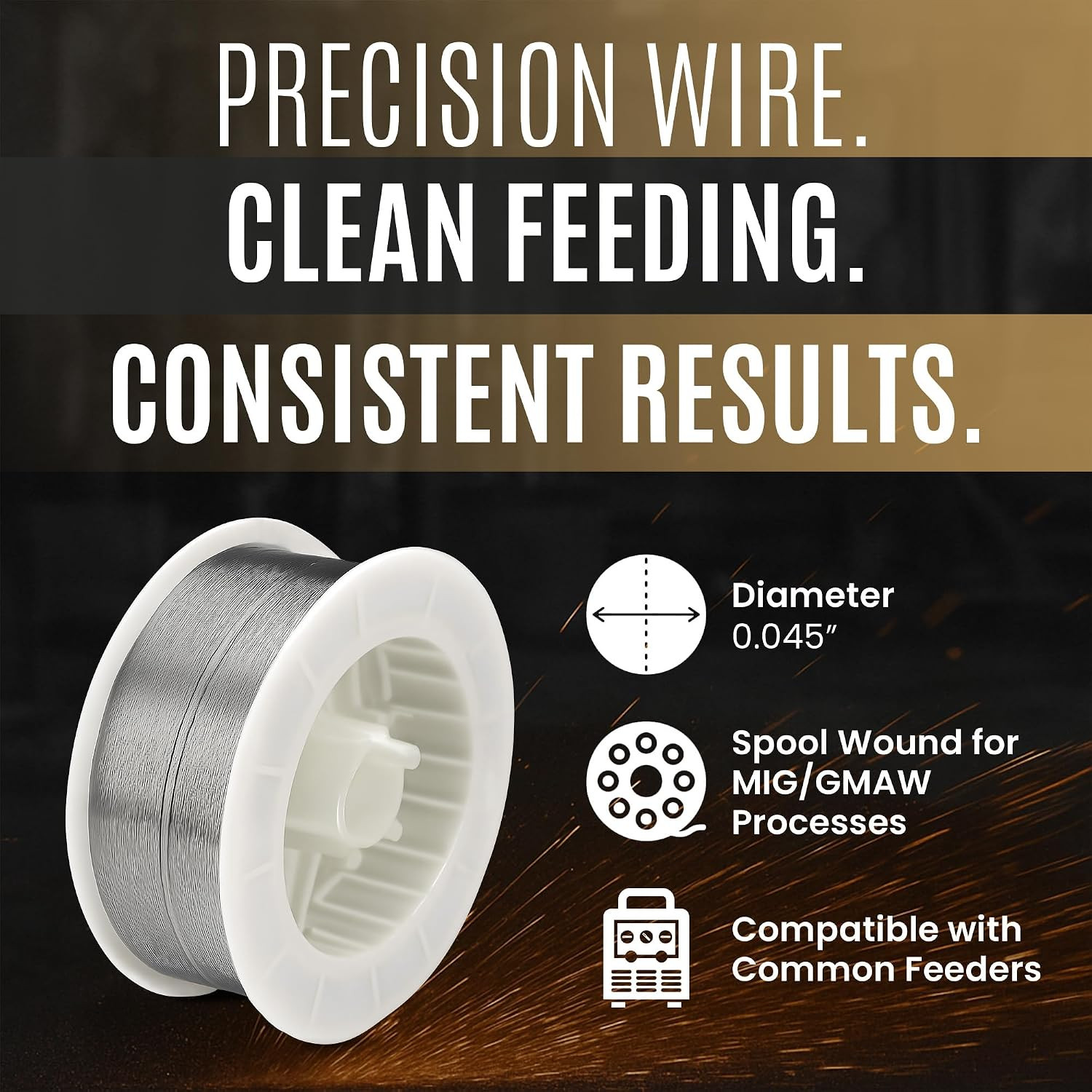 Ranomatic R-101 Hardfacing Wire, General Purpose Welding Wire, Extreme Abrasion